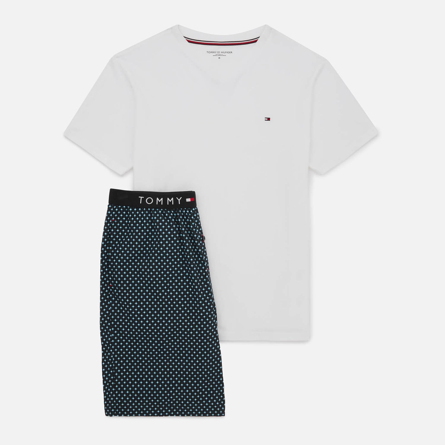 Tommy Hilfiger Cotton-Blend T-Shirt and Shorts Set - S