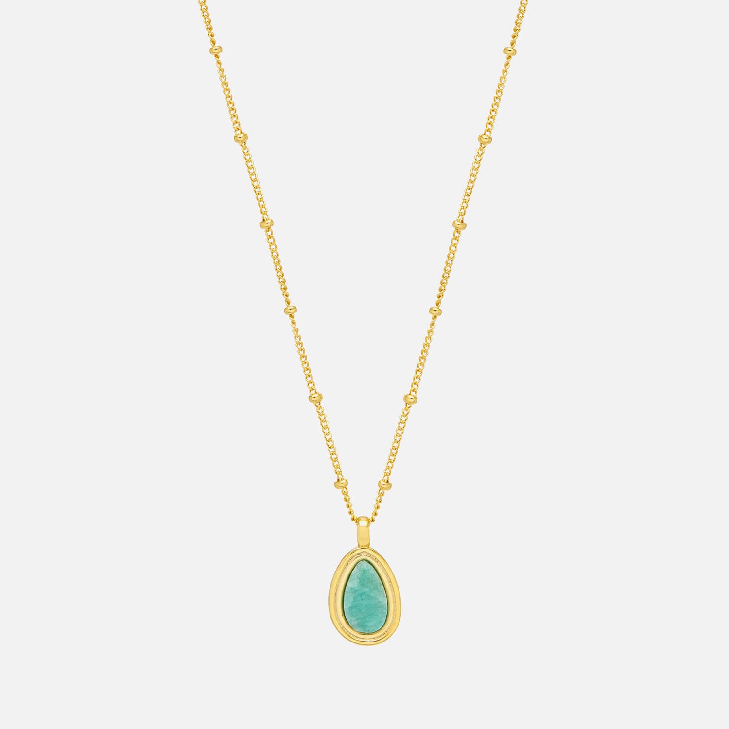 Estella Bartlett Gold-Plated Amazonite Necklace