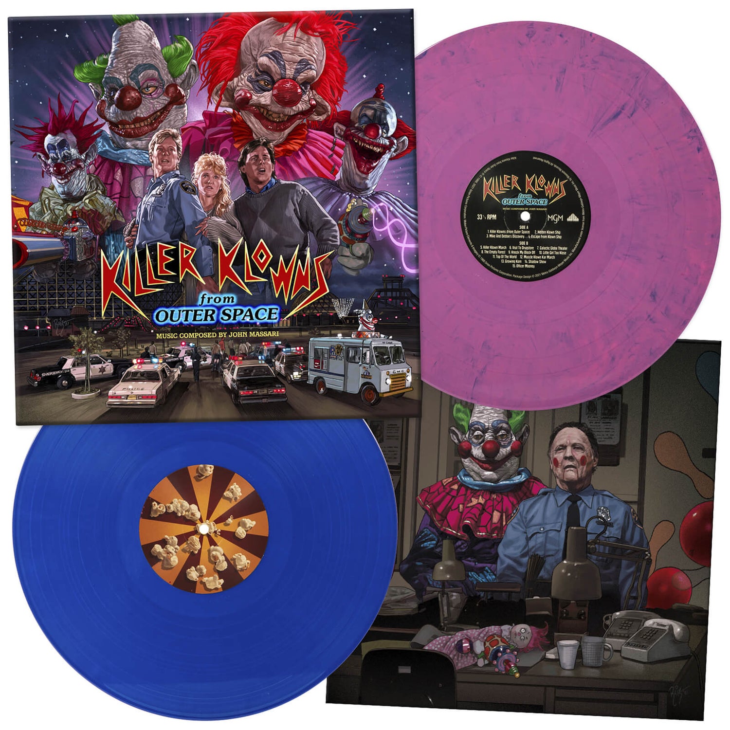 Waxwork - Killer Klowns From Outer Space 2LP Violet Blue Vinyl