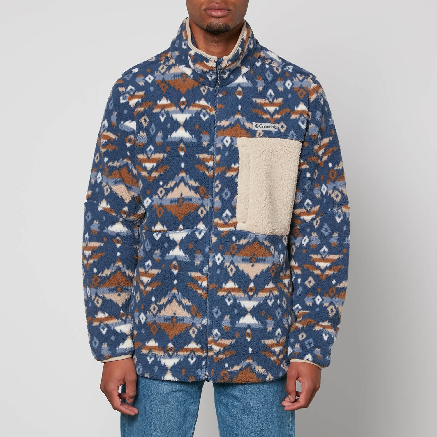 Columbia Mountainside Printed Full Zip Fleece Jacket - S