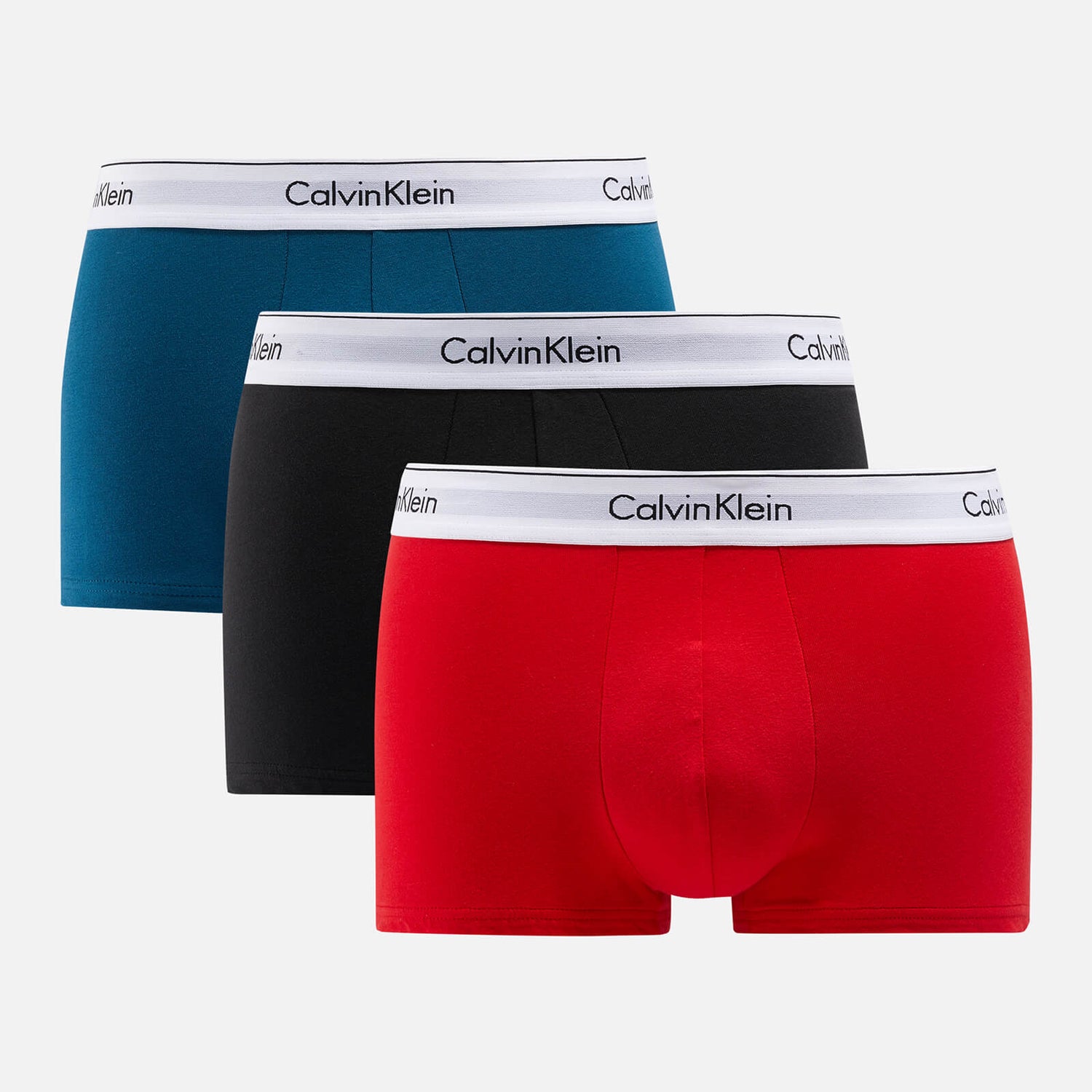Calvin Klein 3-Pack Cotton-Blend Trunks