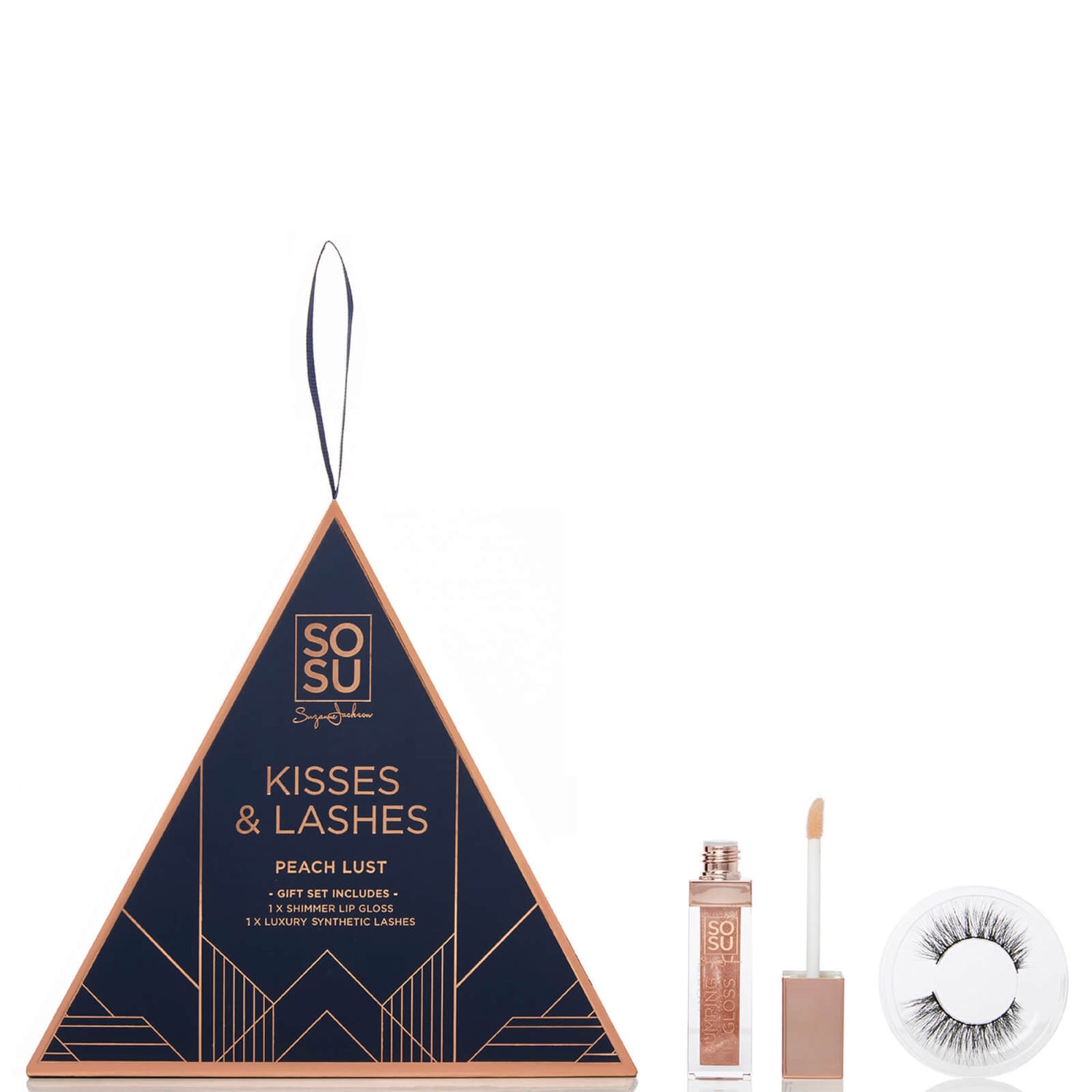 SOSU Xmas Kisses and Lashes Peach Lust Set