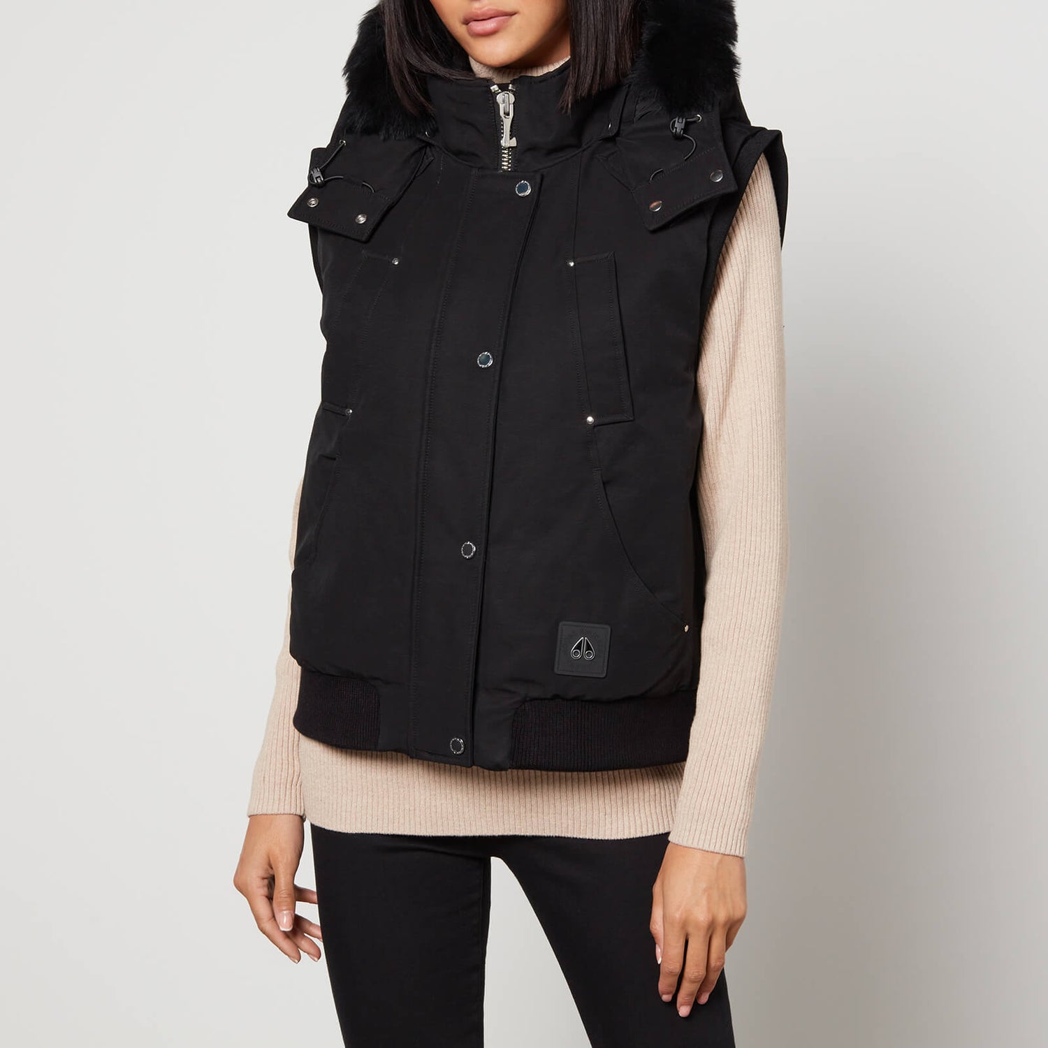 Moose Knuckles Liberty Shell and Shearling Gilet - XS