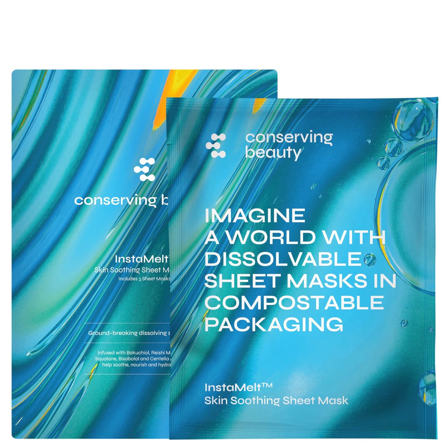 Conserving Beauty Instamelt Skin Soothing Sheet Mask 20ml (Various Options)