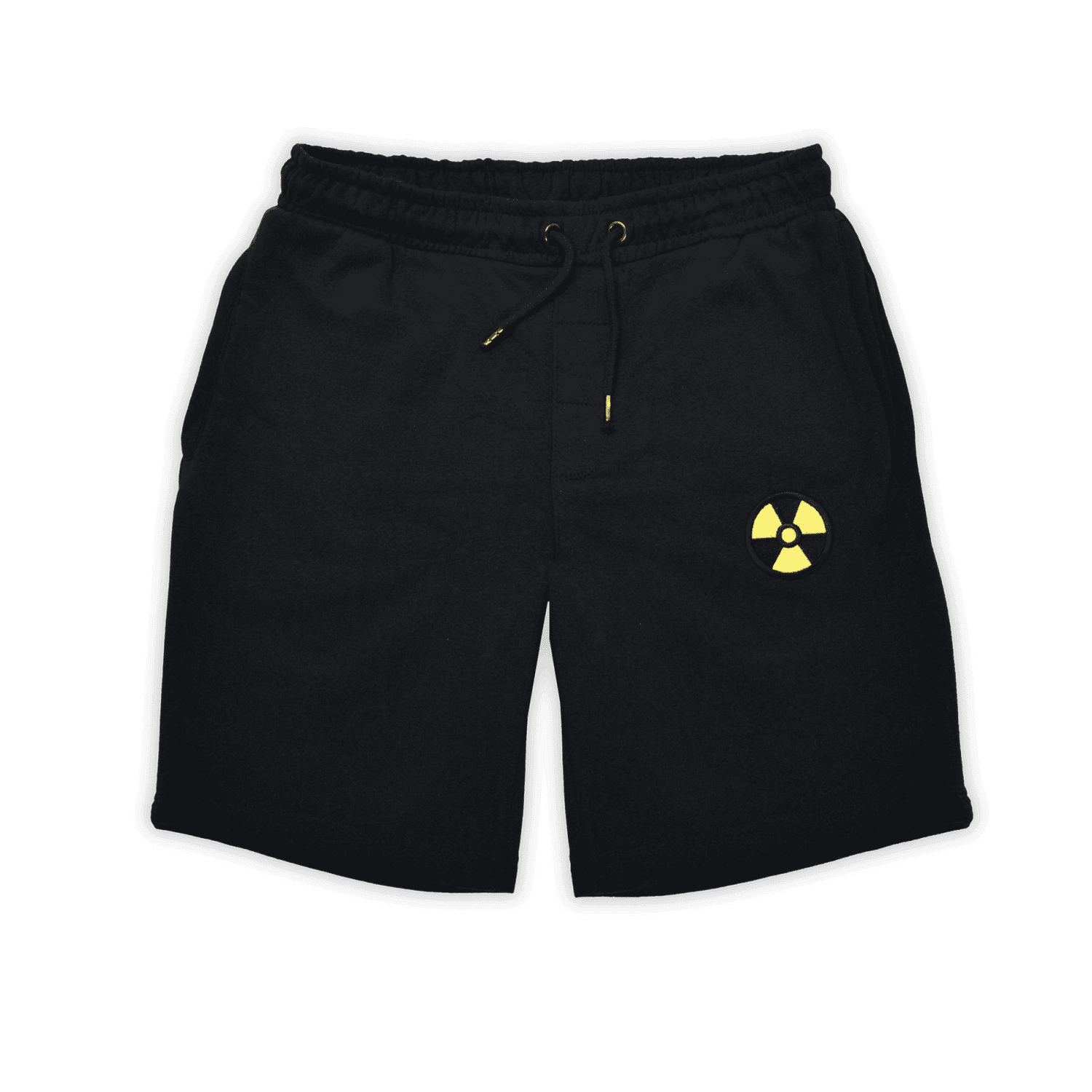 Duke Nukem Logo Embroidered Unisex Jog Shorts - Black