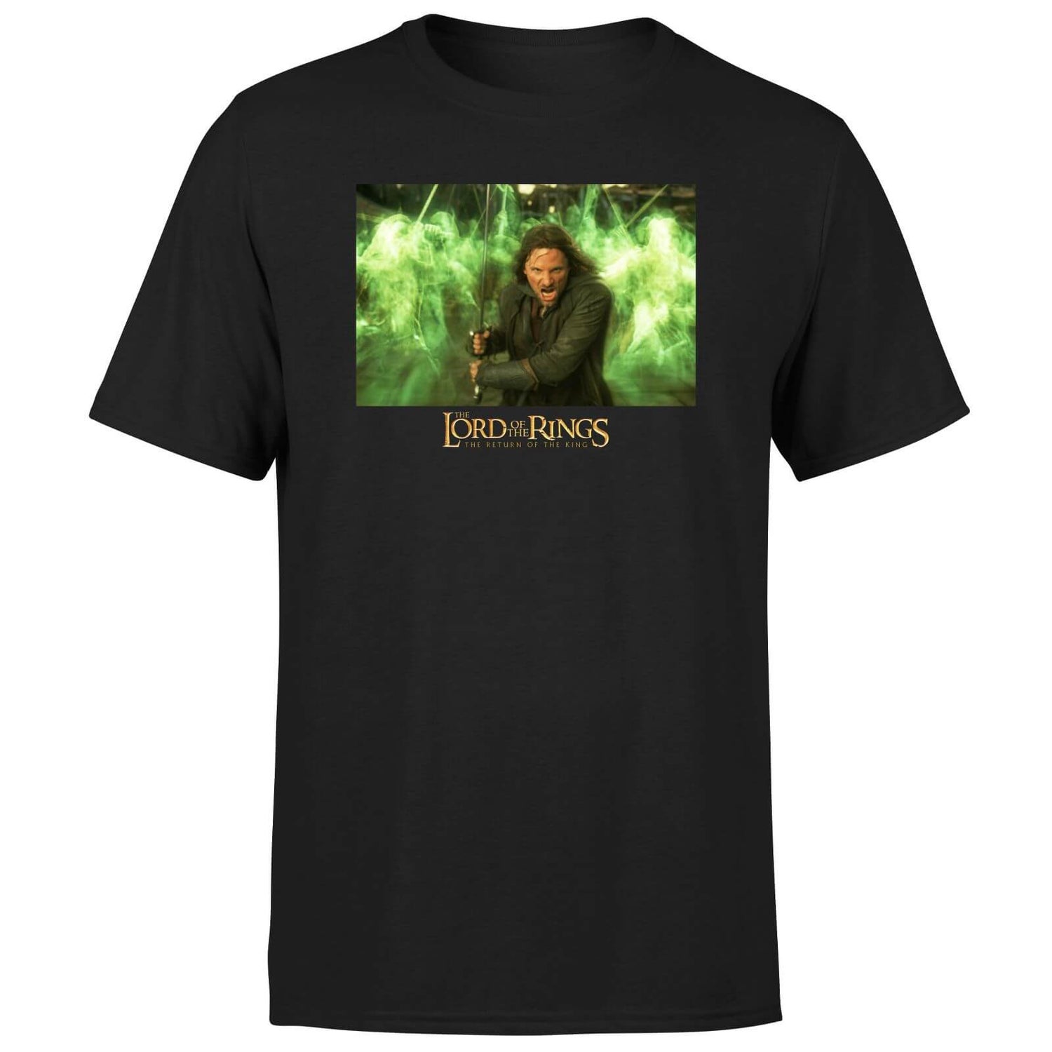 Lord Of The Rings Aragorn Men's T-Shirt - Black