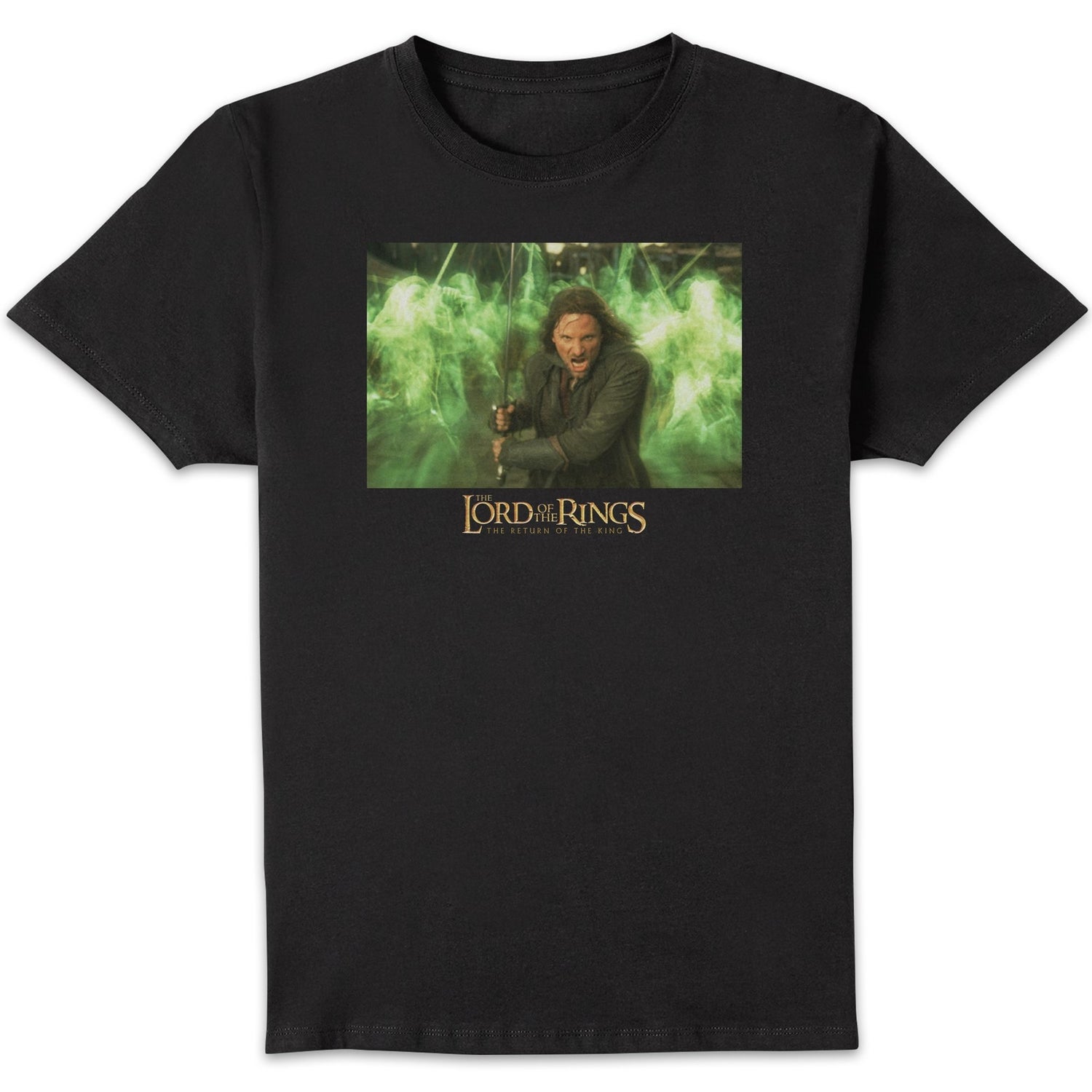 Lord Of The Rings Aragorn Men's T-Shirt - Black