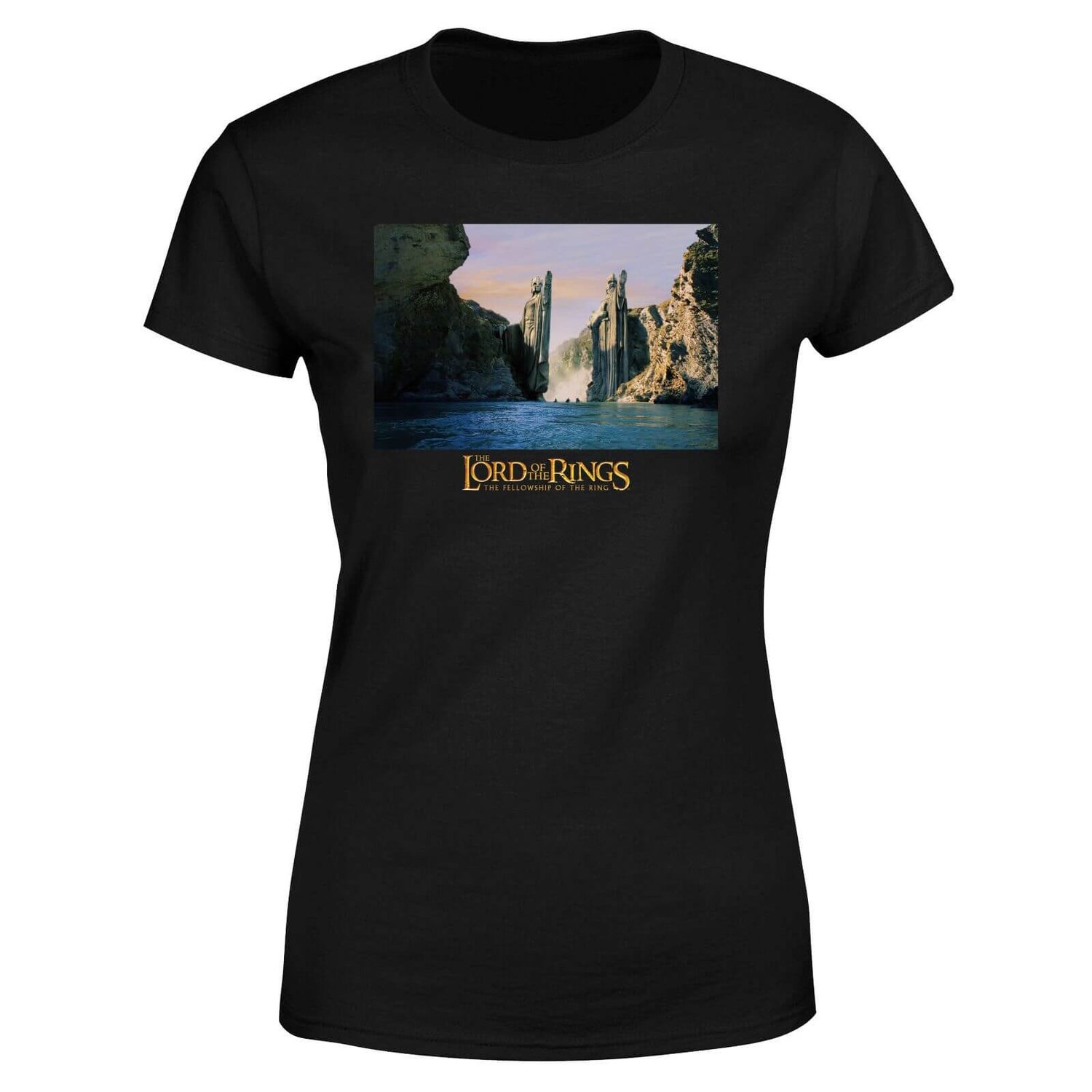 Lord Of The Rings Argonath Women's T-Shirt - Black