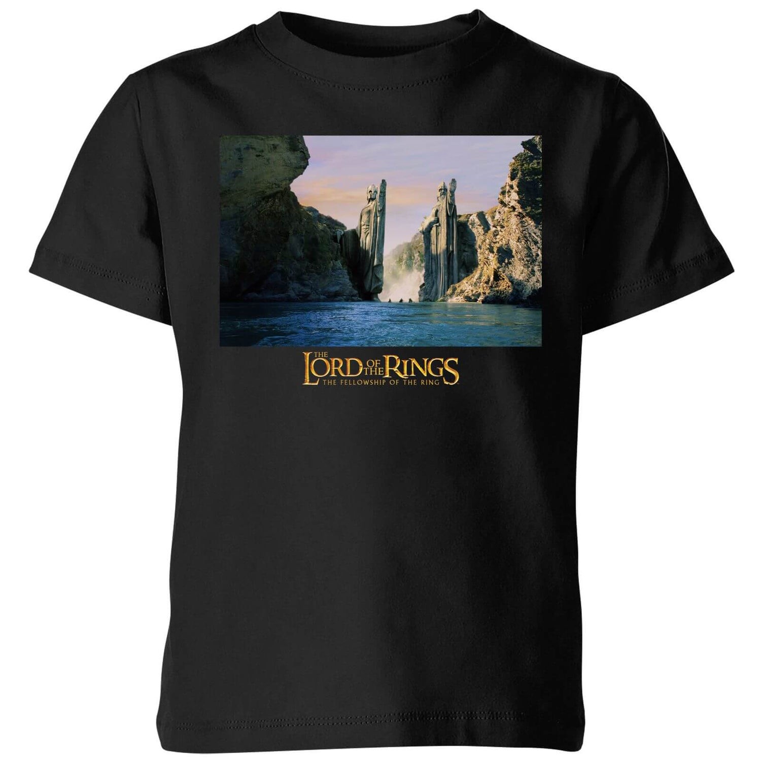 Lord Of The Rings Argonath Kids' T-Shirt - Black
