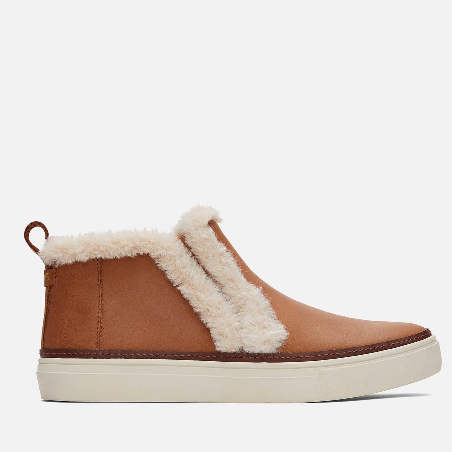 TOMS Bryce Suede and Faux Fur Ankle Boots - UK 3
