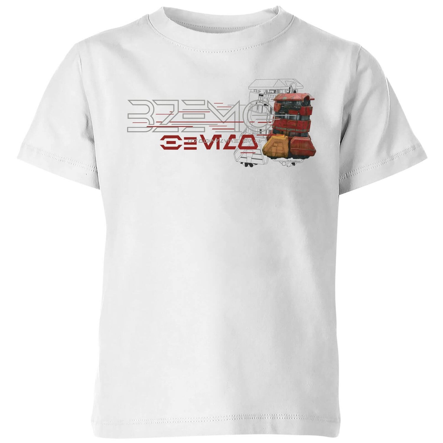 Star Wars Andor B2EMO Outlines Kids' T-Shirt - White