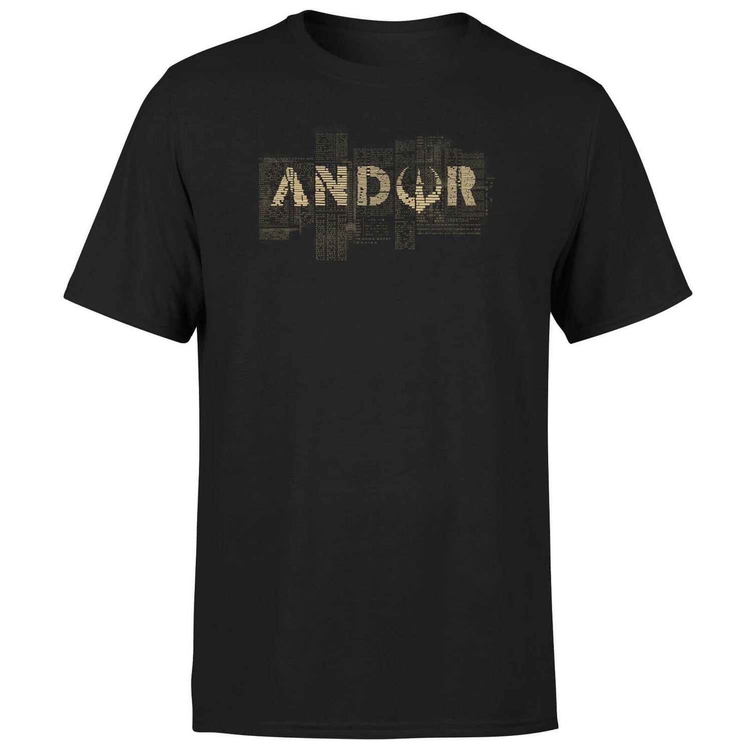 Star Wars Andor Distress Tread Logo Unisex T-Shirt - Black