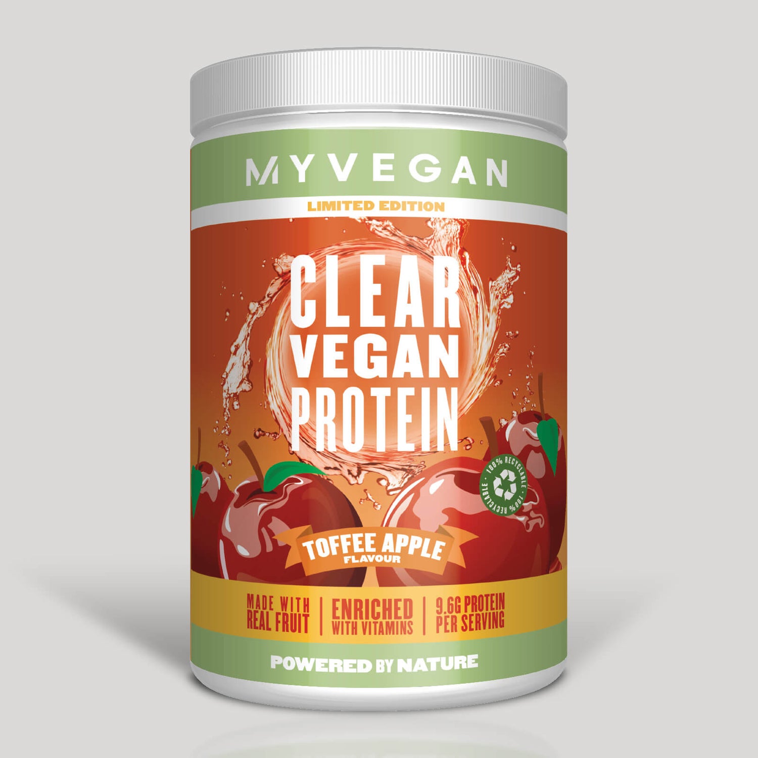 Clear Vegan Protein — Aromă de măr și caramel