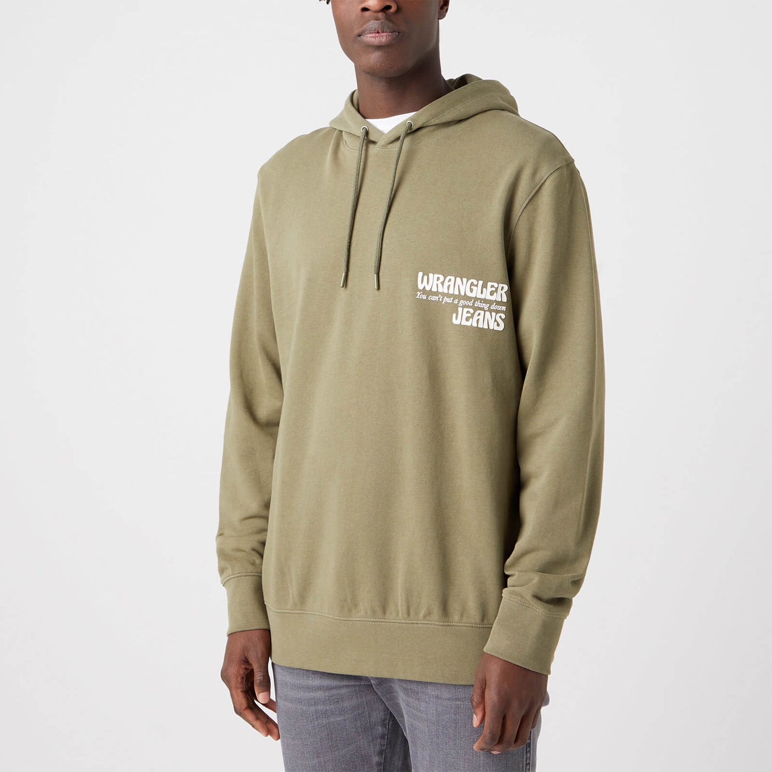 Wrangler Slogan Cotton Hoodie