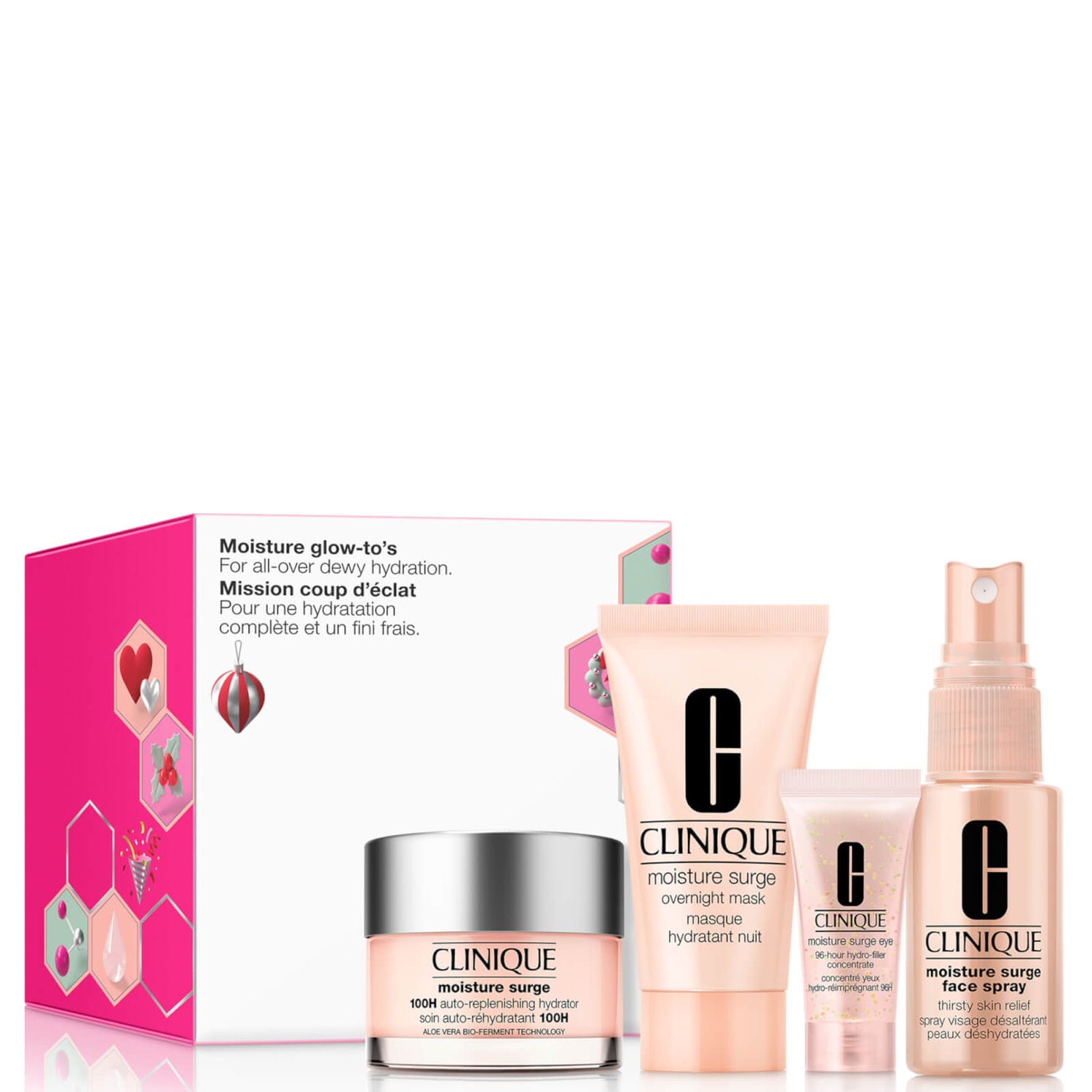 Clinique Moisture Glow-to's Set for All-Over Hydration (Worth $91.68)