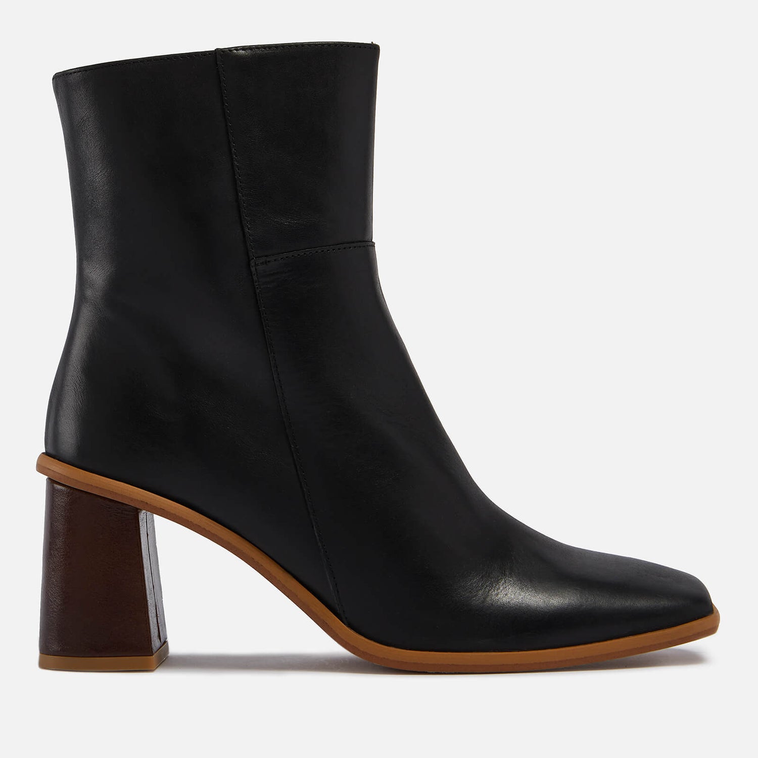 ALOHAS West Leather Heeled Ankle Boots - UK 7.5