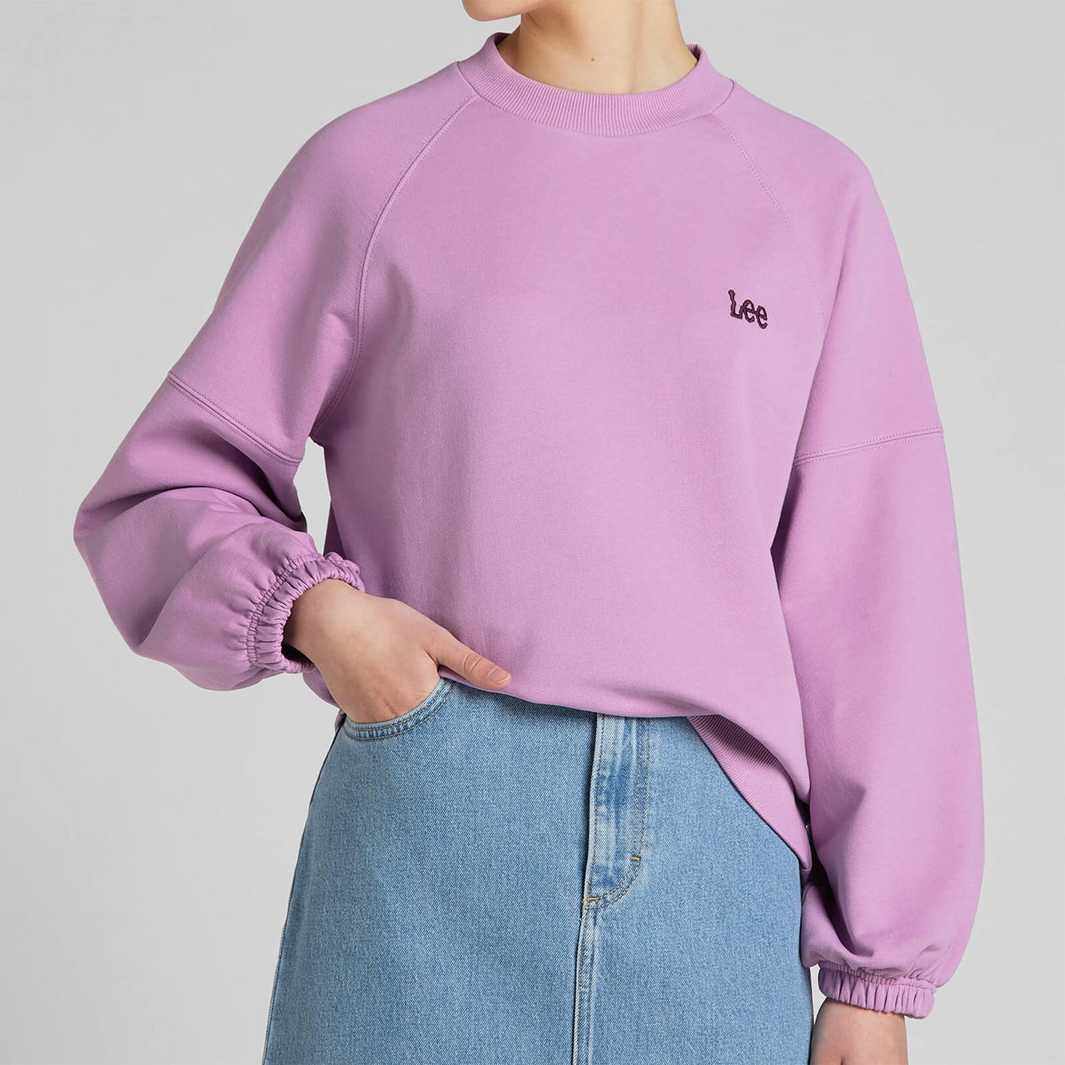 Lee Logo-Embroidered Cotton-Jersey Sweatshirt - S