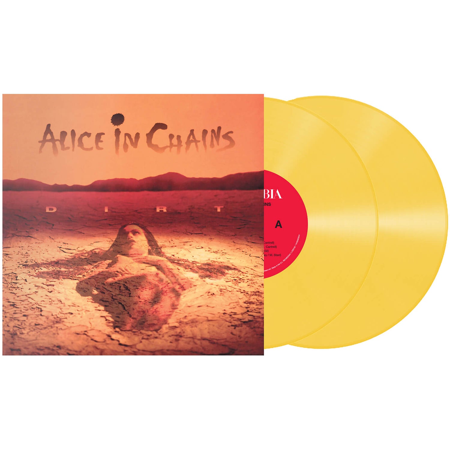 Alice in Chains Dirt Limited Edition Yellow Vinyl 2LP