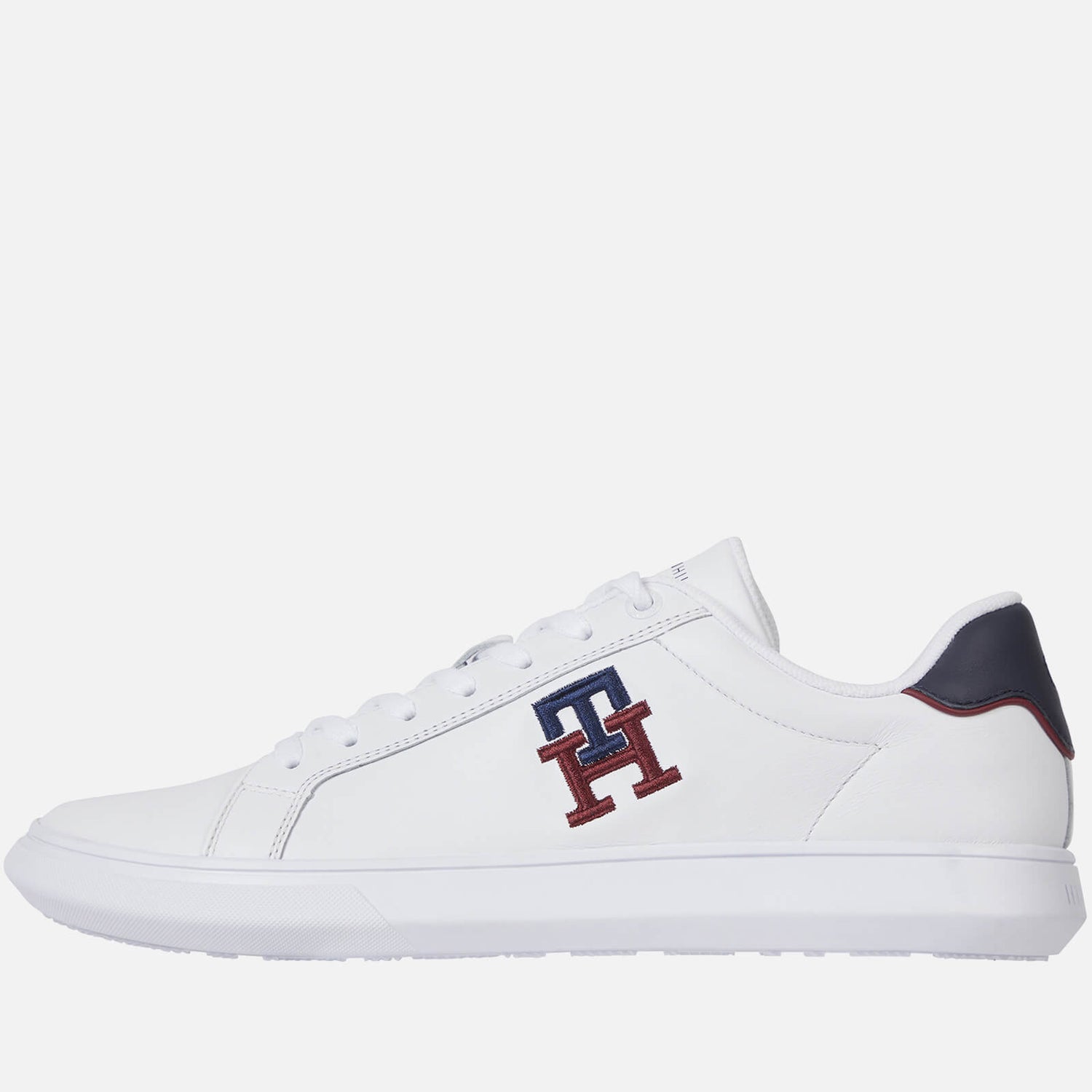 Tommy Hilfiger Monogram Cupsole Leather Trainers - UK 10