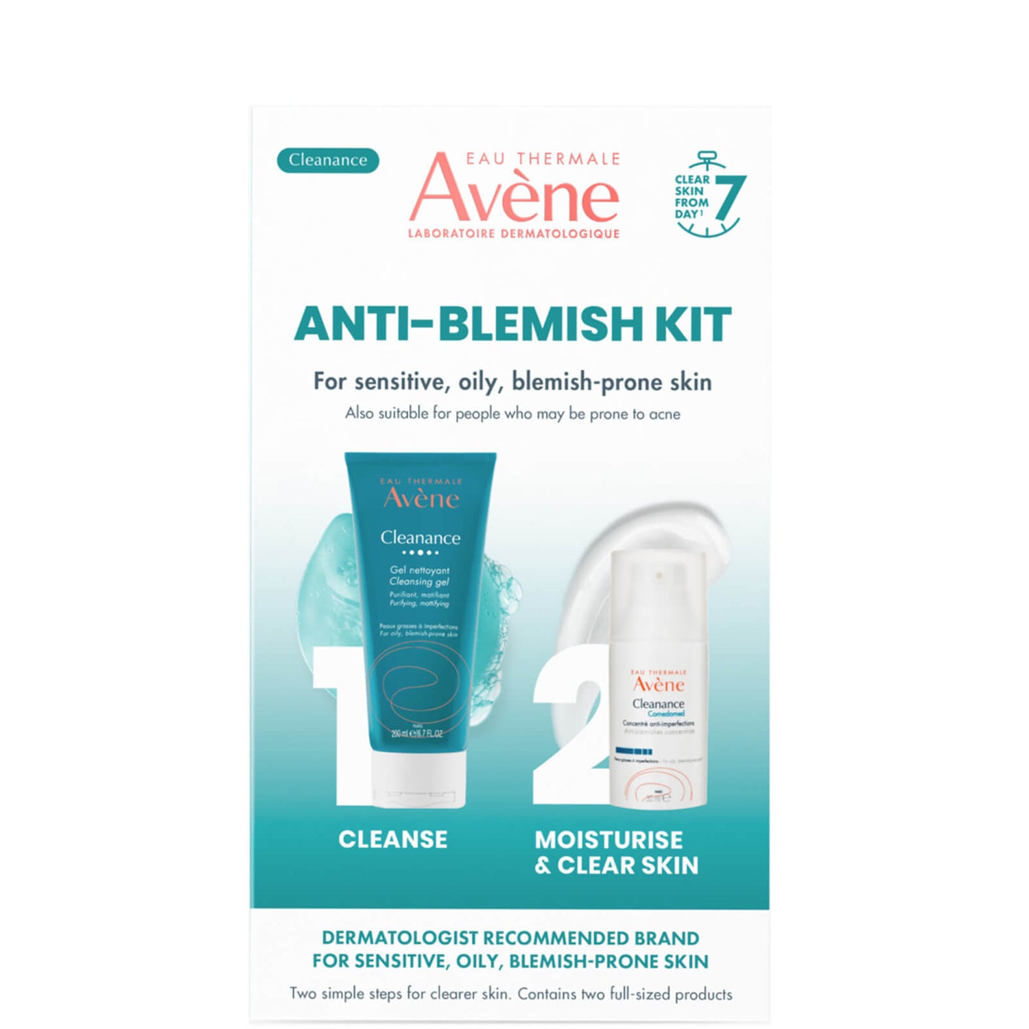 Avène Cleanance Anti-Blemish 2 Step Routine Kit