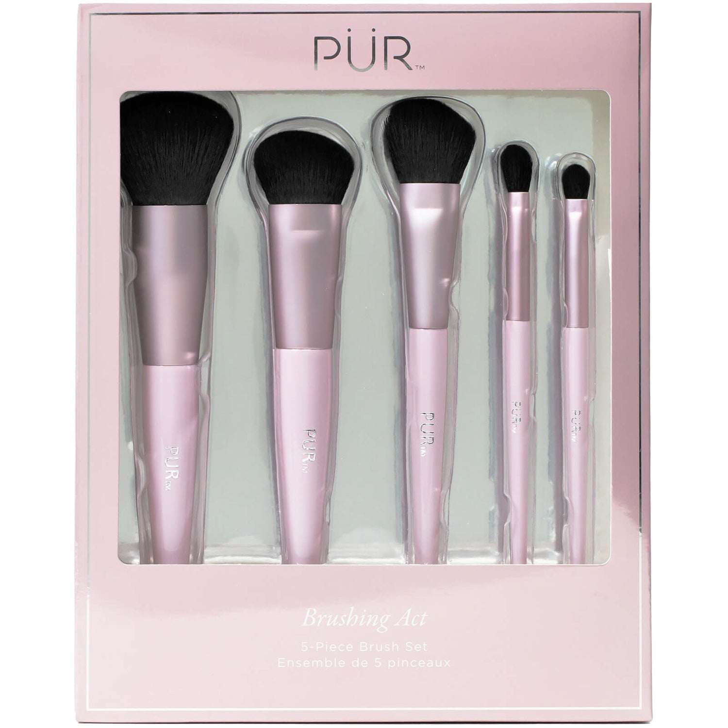 PÜR Brushing Act 5 Piece Brush Set