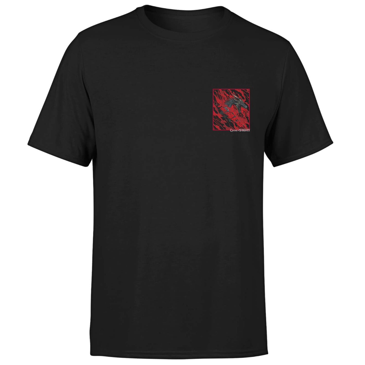 Camiseta Juego de Tronos Fuego y Sangre - Hombre - Negro
