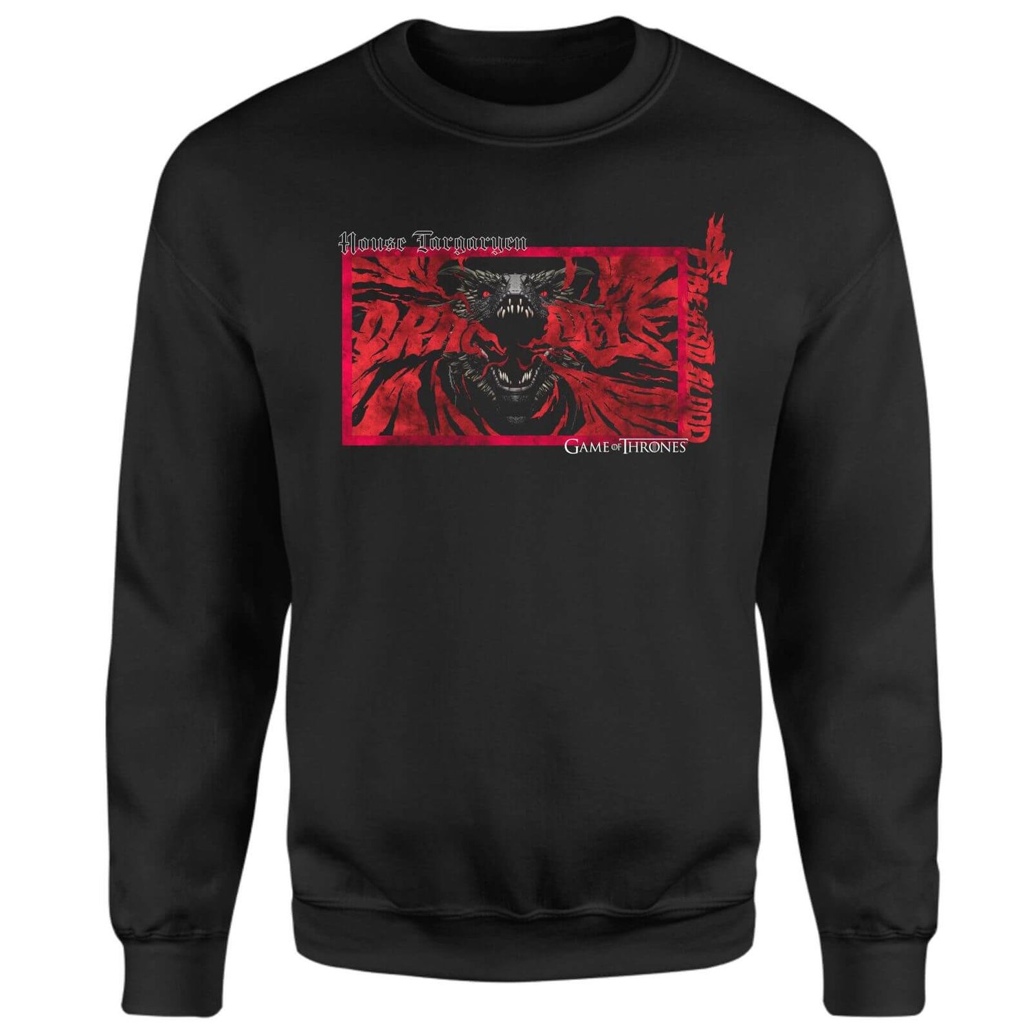Game of Thrones Fire And Blood Sweatshirt - Black