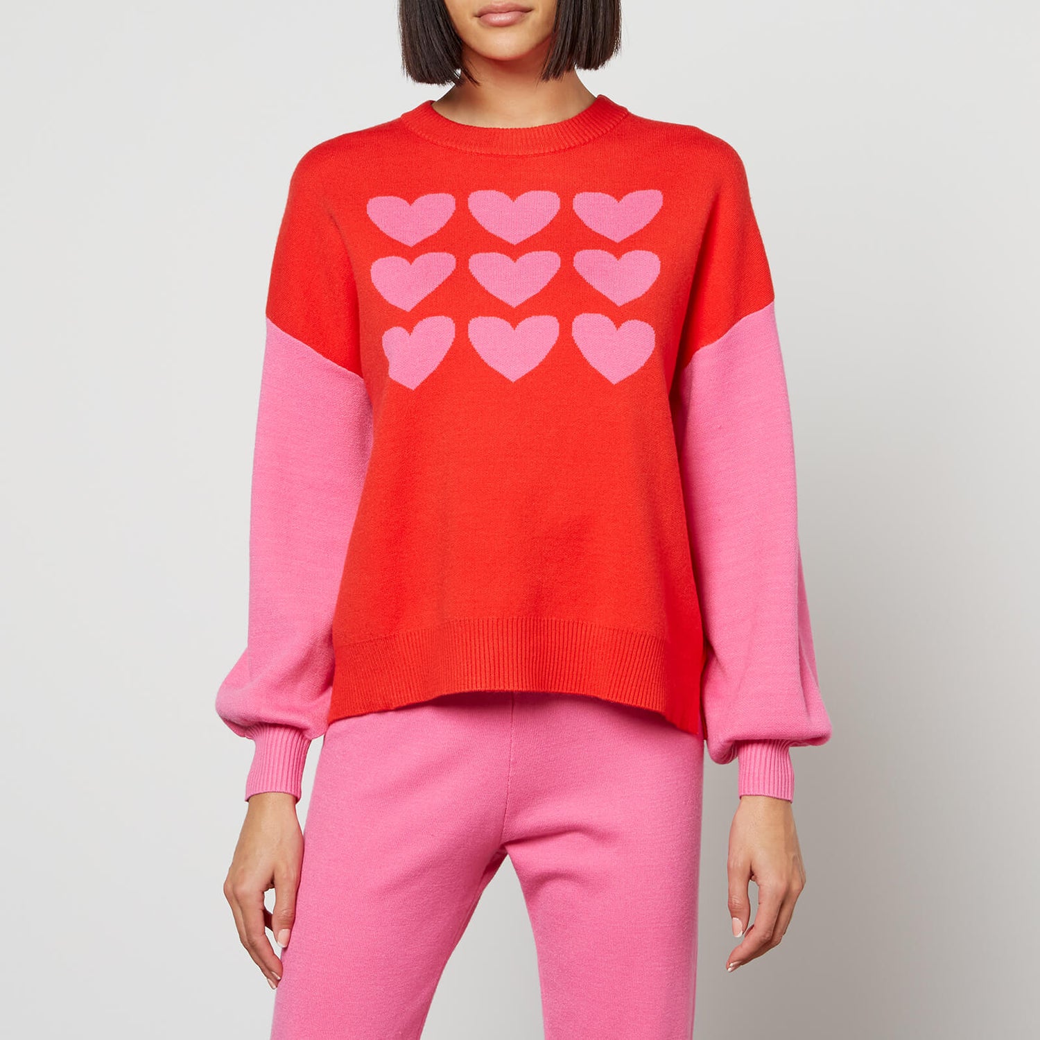 Never Fully Dressed Hearts Delight Intarsia-Knit Jumper - S