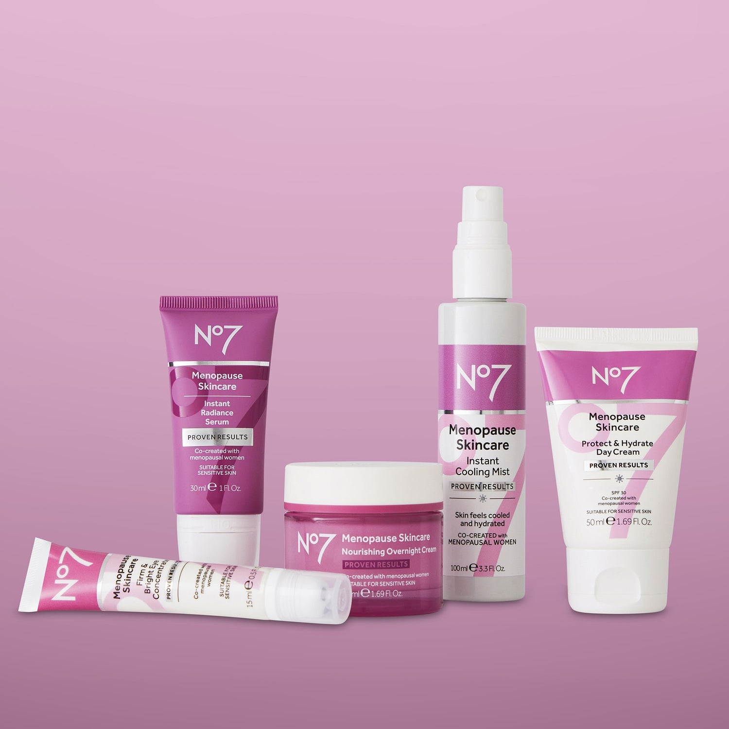 Menopause Skincare 5 Piece Collection