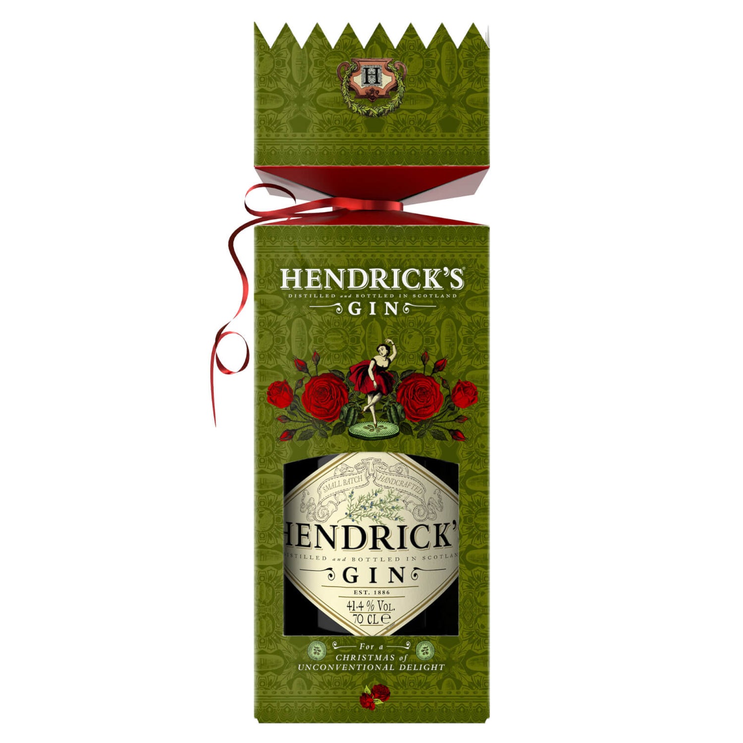 Hendrick’s Gin Limited Edition Release Christmas Cracker Giftset, 70cl