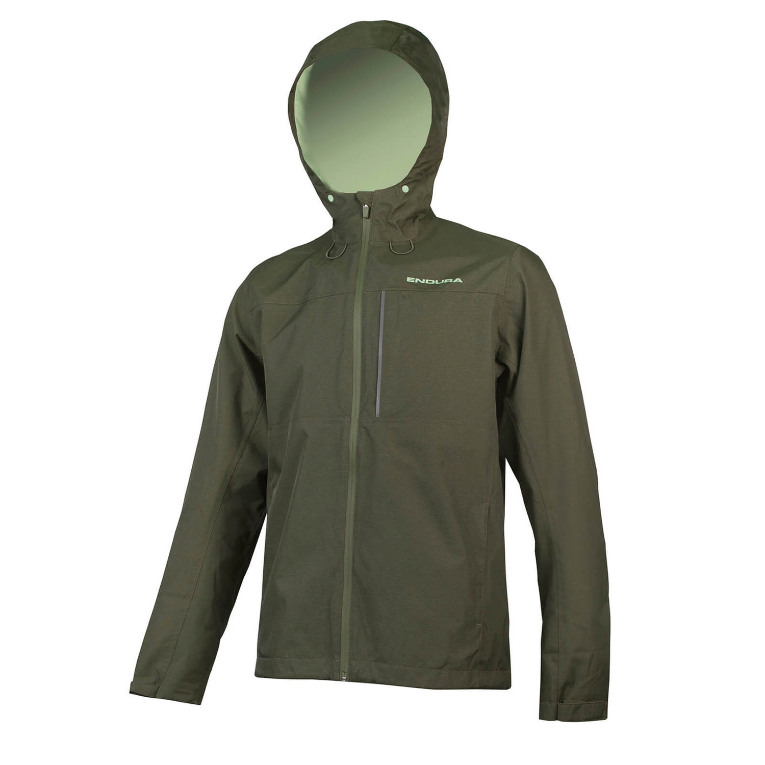 Men's Hummvee Waterproof Hooded Jacket - Bottle Green - XXXL