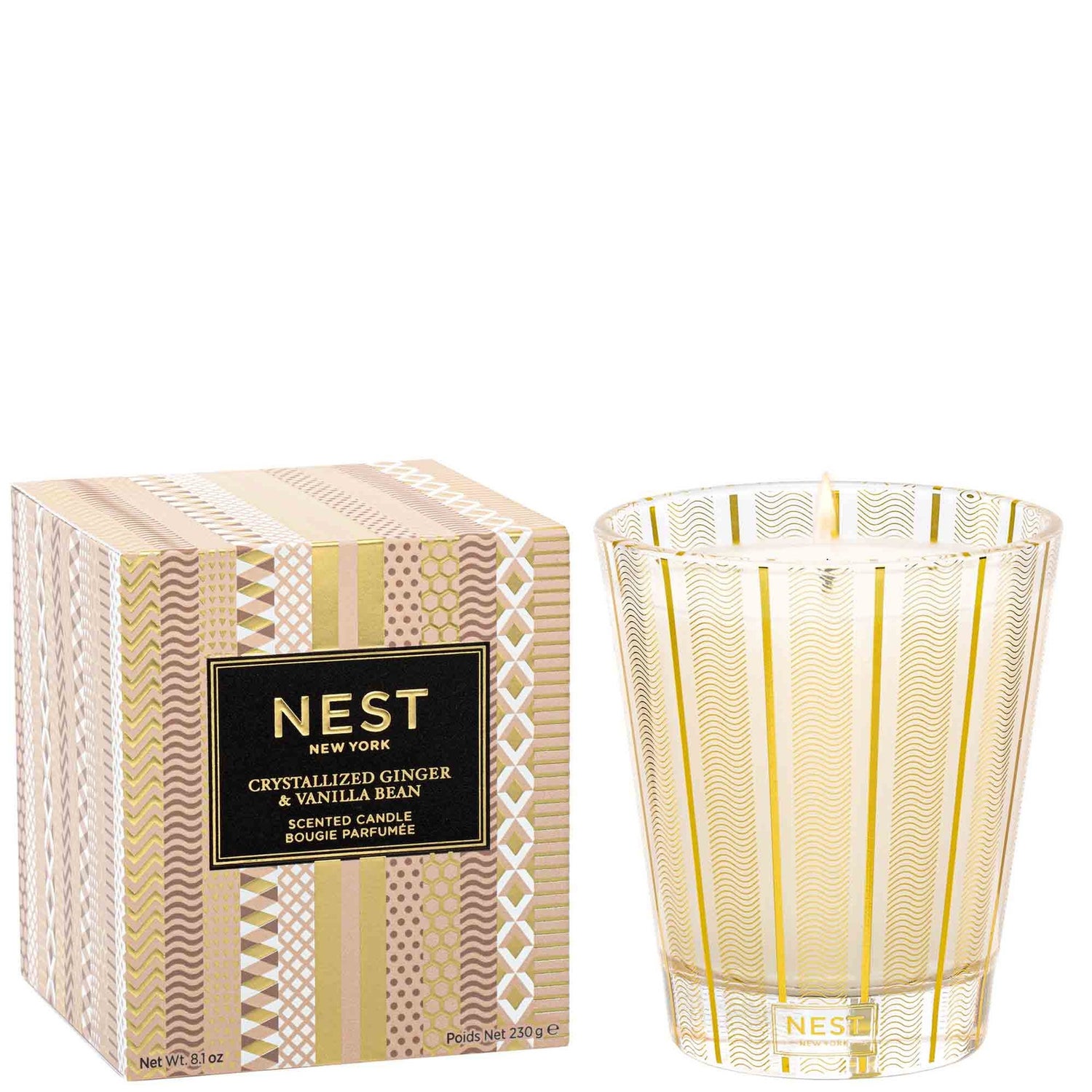 NEST New York Crystallized Ginger and Vanilla Bean Classic Candle 230g