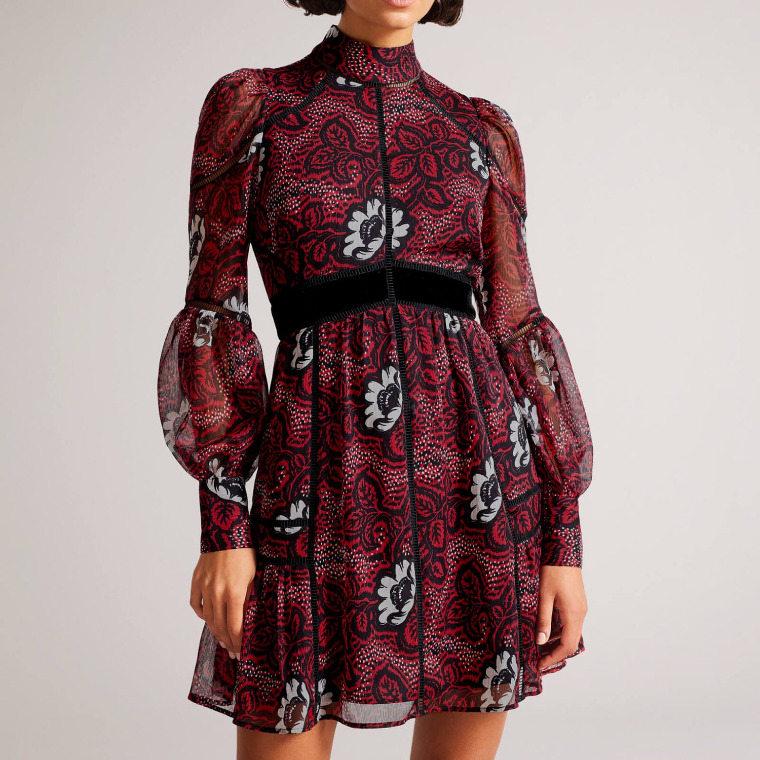 Ted Baker Coriey Crepe Mini Dress