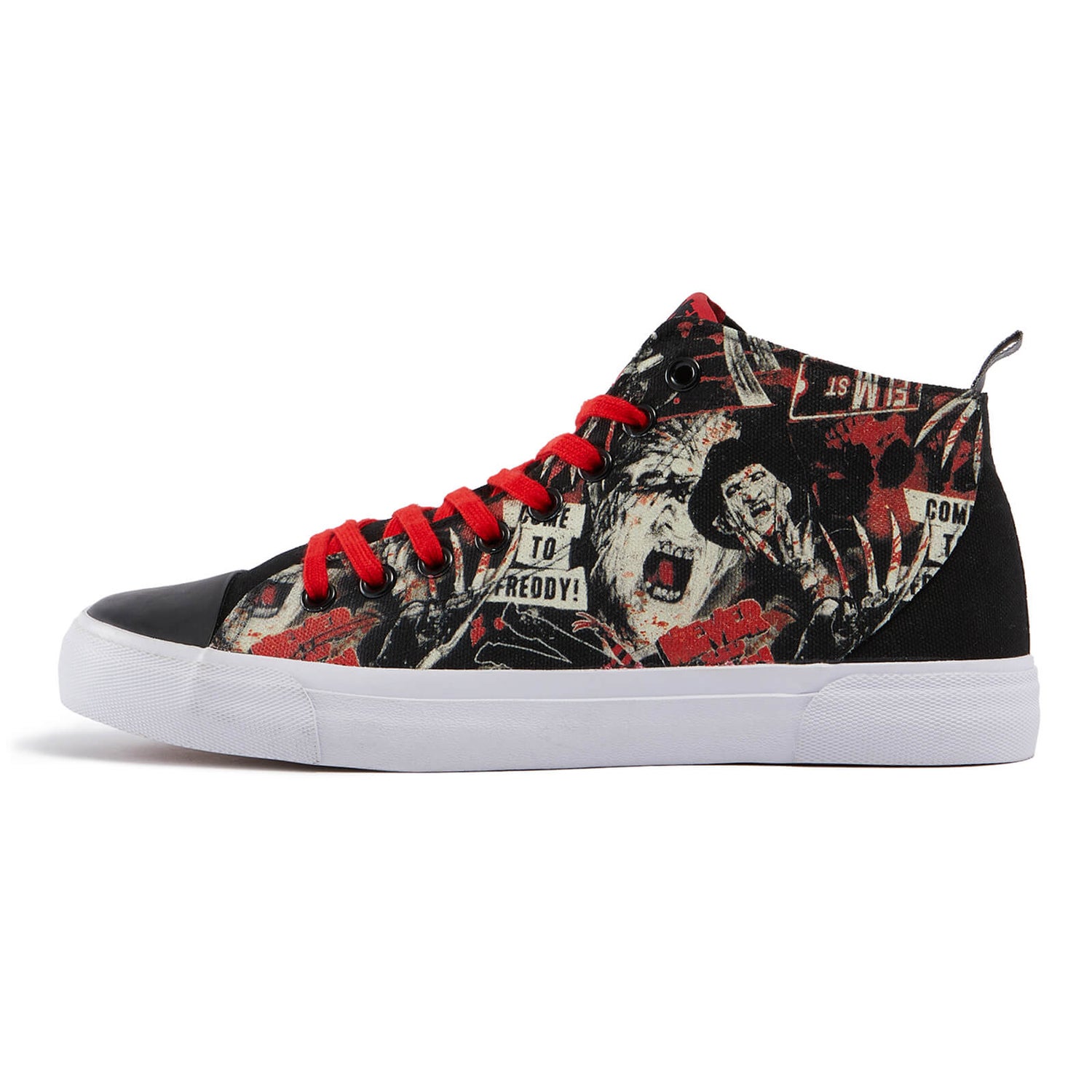 Akedo x A Nightmare On Elm Street Grindhouse Black Signature High Top - UK 9 / EU 43 / US Men's 9.5 / US Women's 11