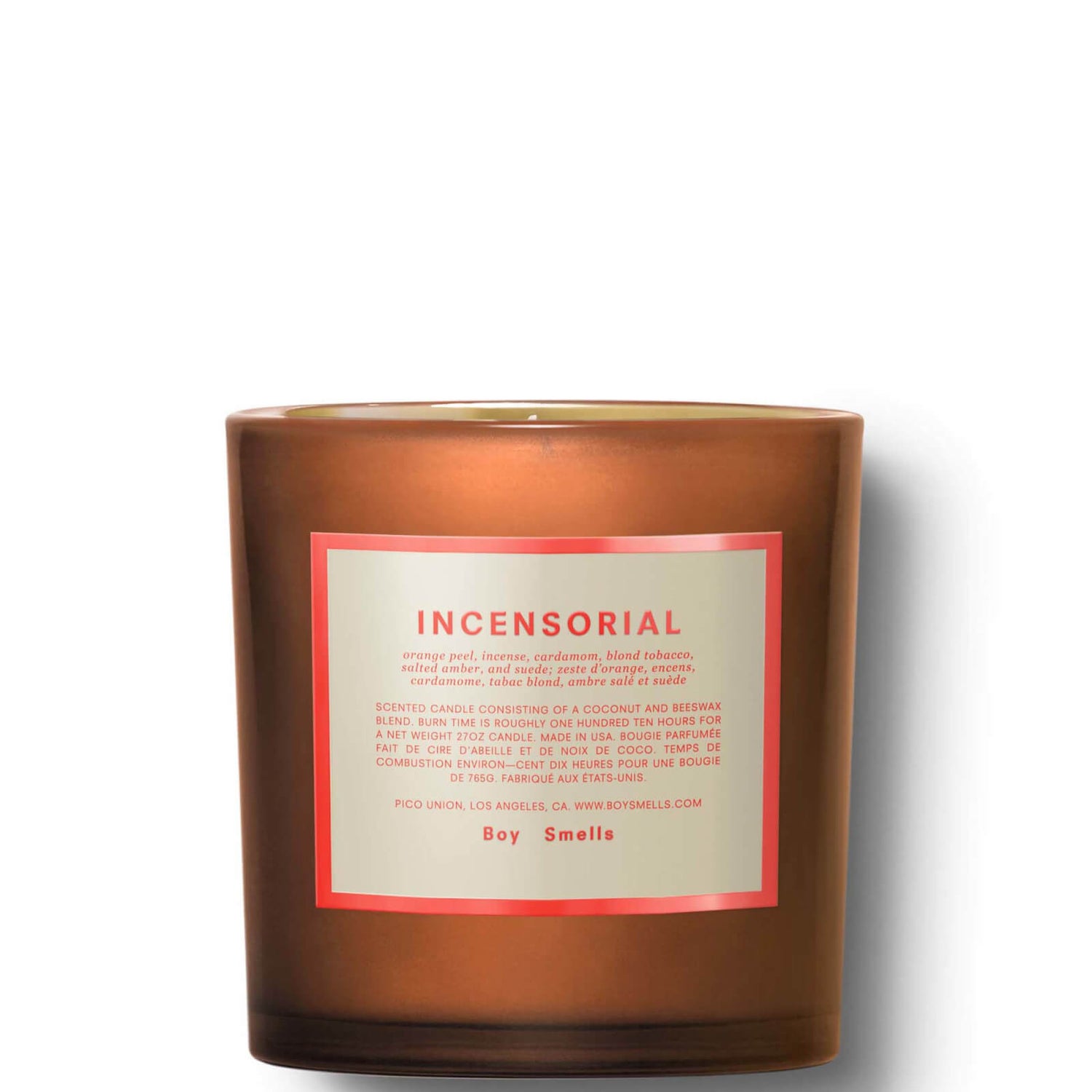 boy smells holiday incensorial candle 8.5 oz