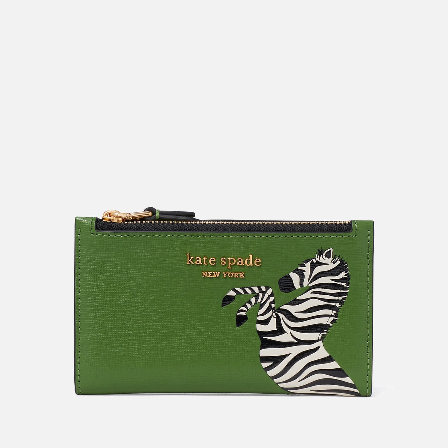 Kate Spade New York Zebra Print Saffiano Leather Bifold Wallet