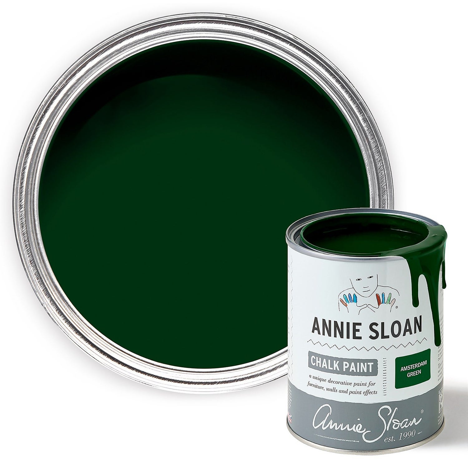 Dark Green CHALK PAINT® Amsterdam Green Annie Sloan, 52% OFF