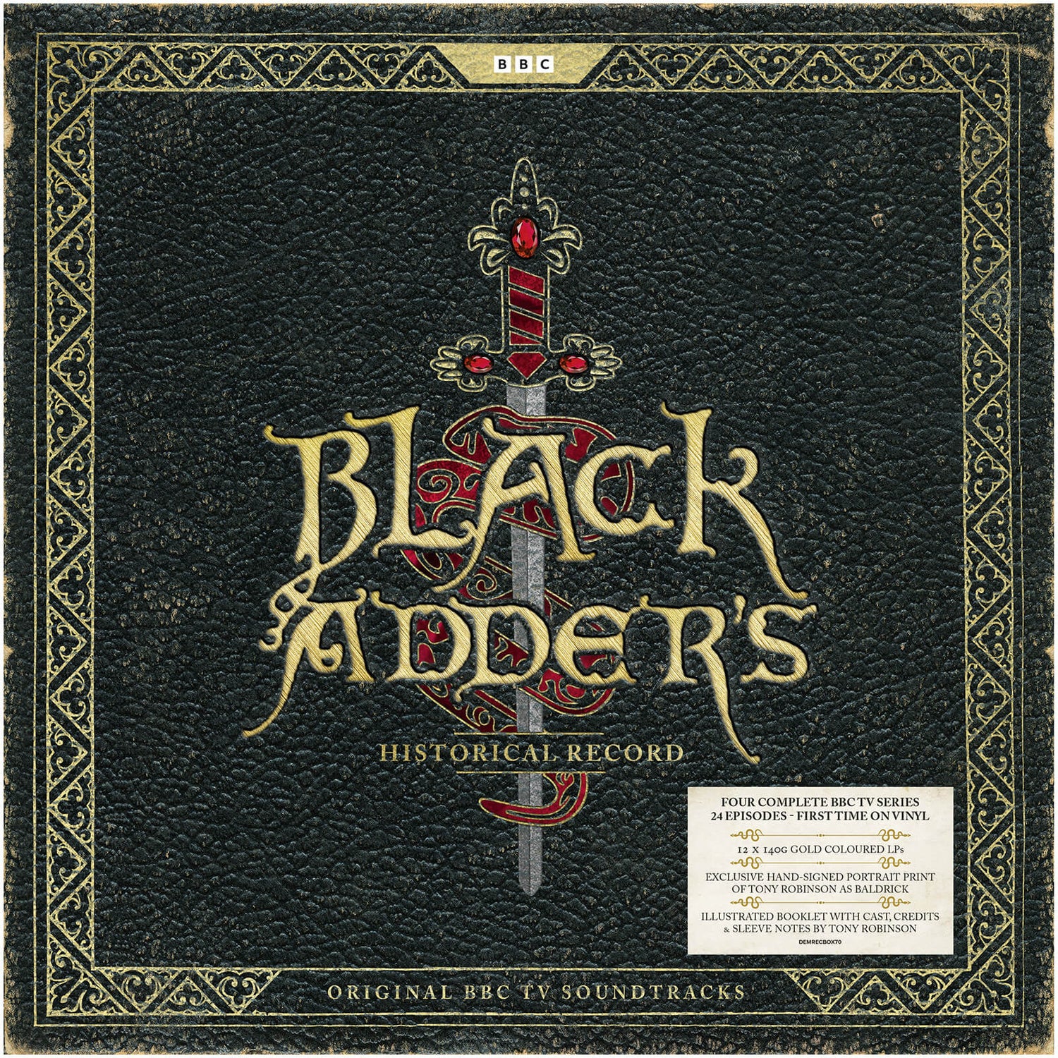 Blackadder's Historical Record - 40th Anniversary (140g Gold Vinyl) Signed Limited Edition Box Set