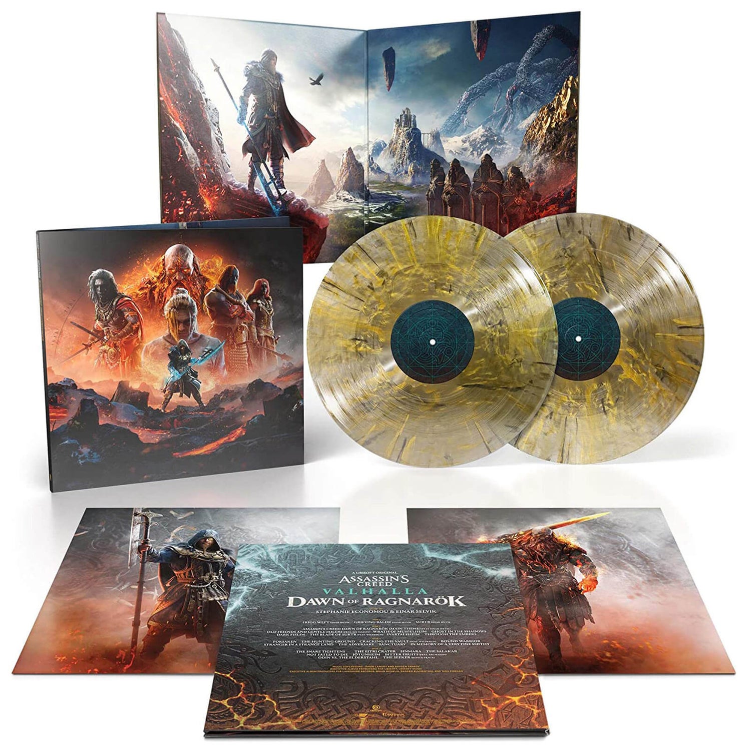 Assassin’s Creed Valhalla: Dawn Of Ragnarok 2LP (Gold with Yellow Splatter Vinyl)