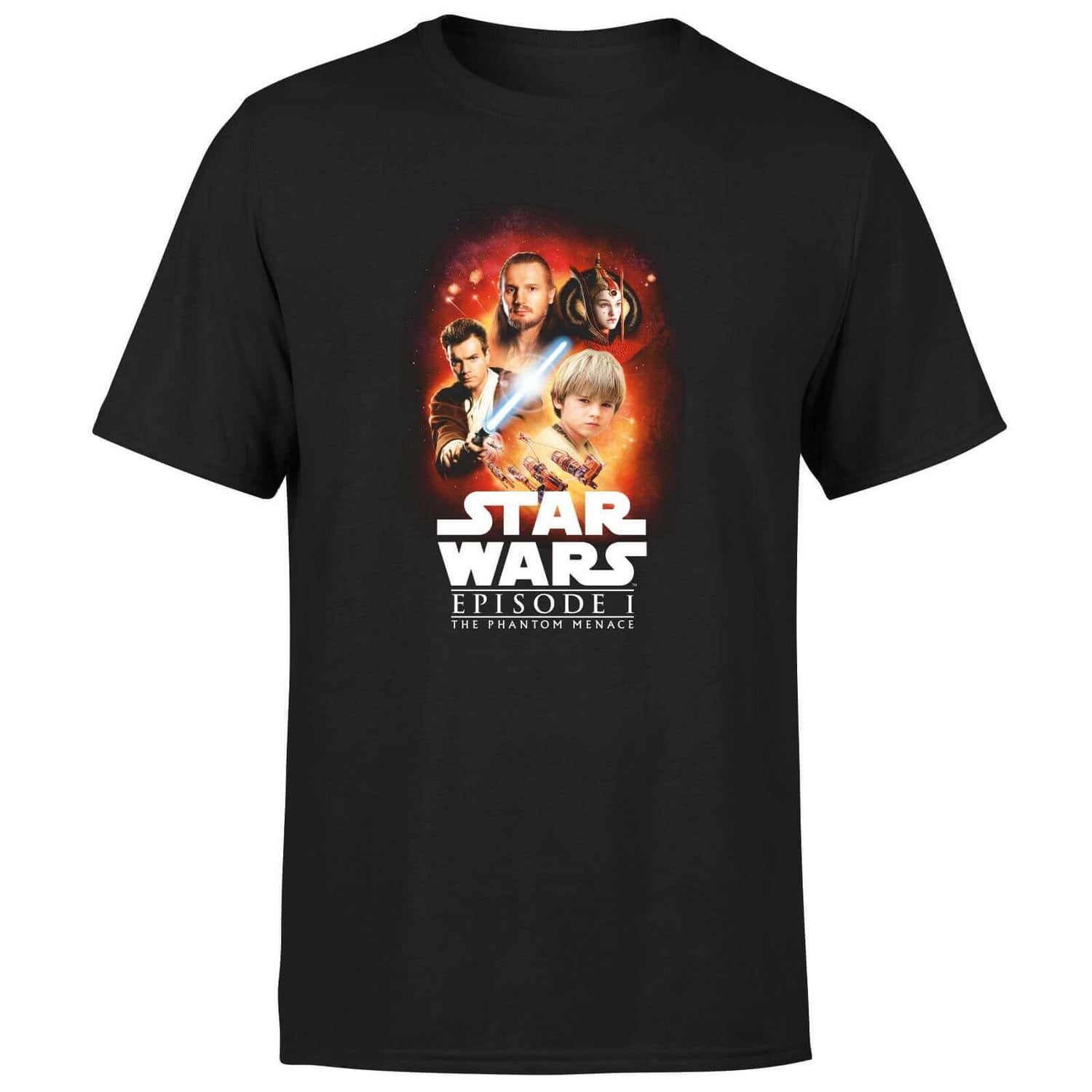 Camiseta unisex The Phantom Menace de Star Wars - Negro