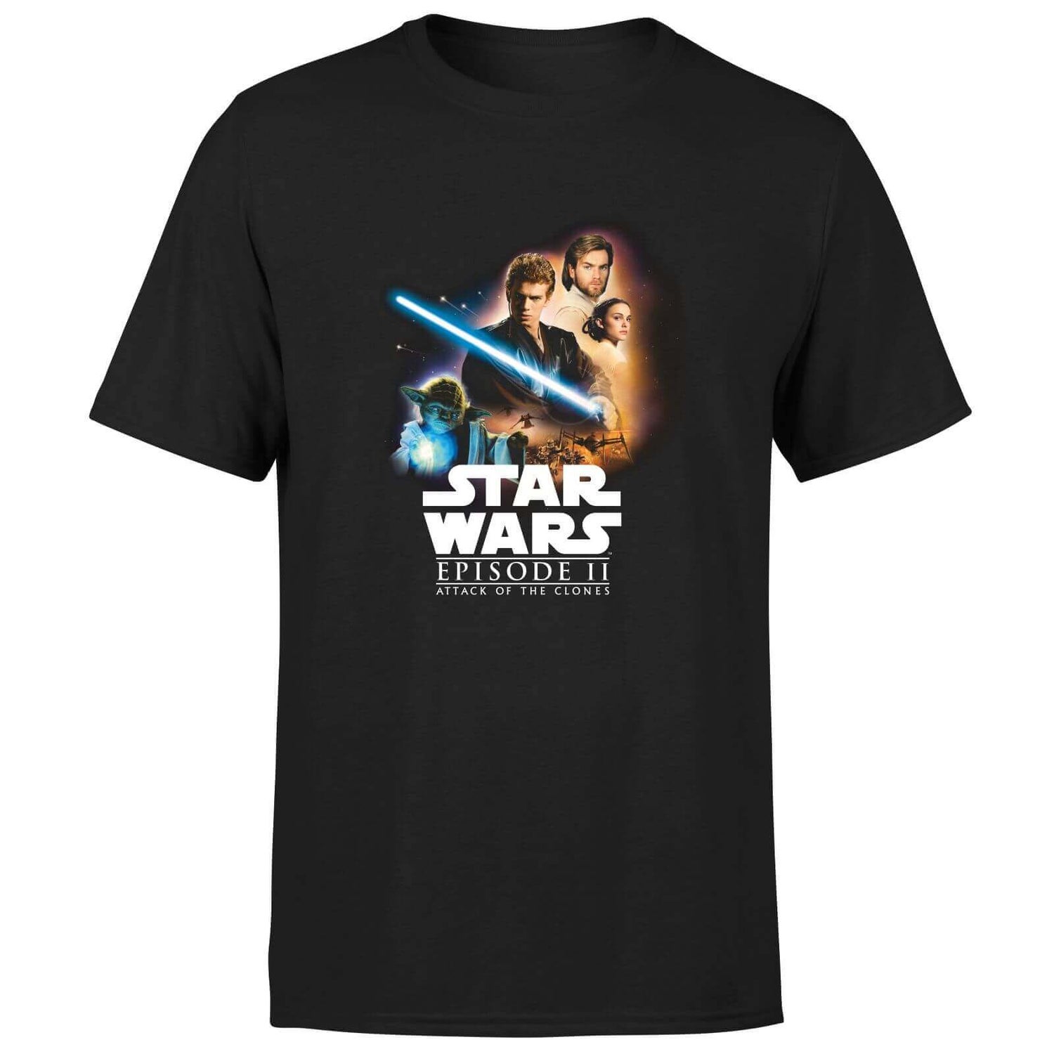 Star Wars Attack Of The Clones Unisex T-Shirt - Black