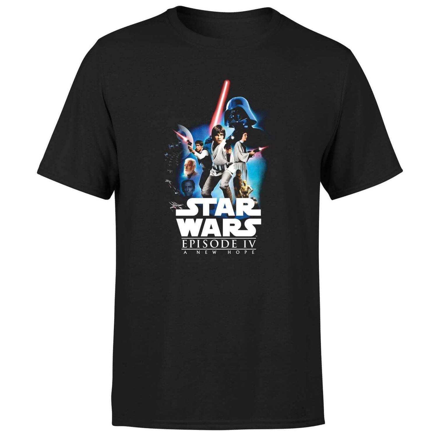 Camiseta unisex A New Hope de Star Wars - Negro