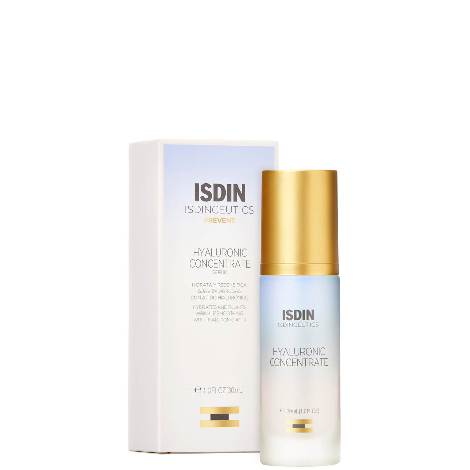 ISDIN Isdinceutics Hyaluronic Concentrate - Deep Hydration Serum with Hyaluronic Acid and BioMarine (1oz)
