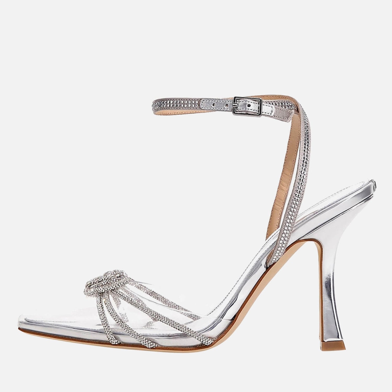 Guess Women's Syena Crystal-Embellished Heeled Sandals - UK 3