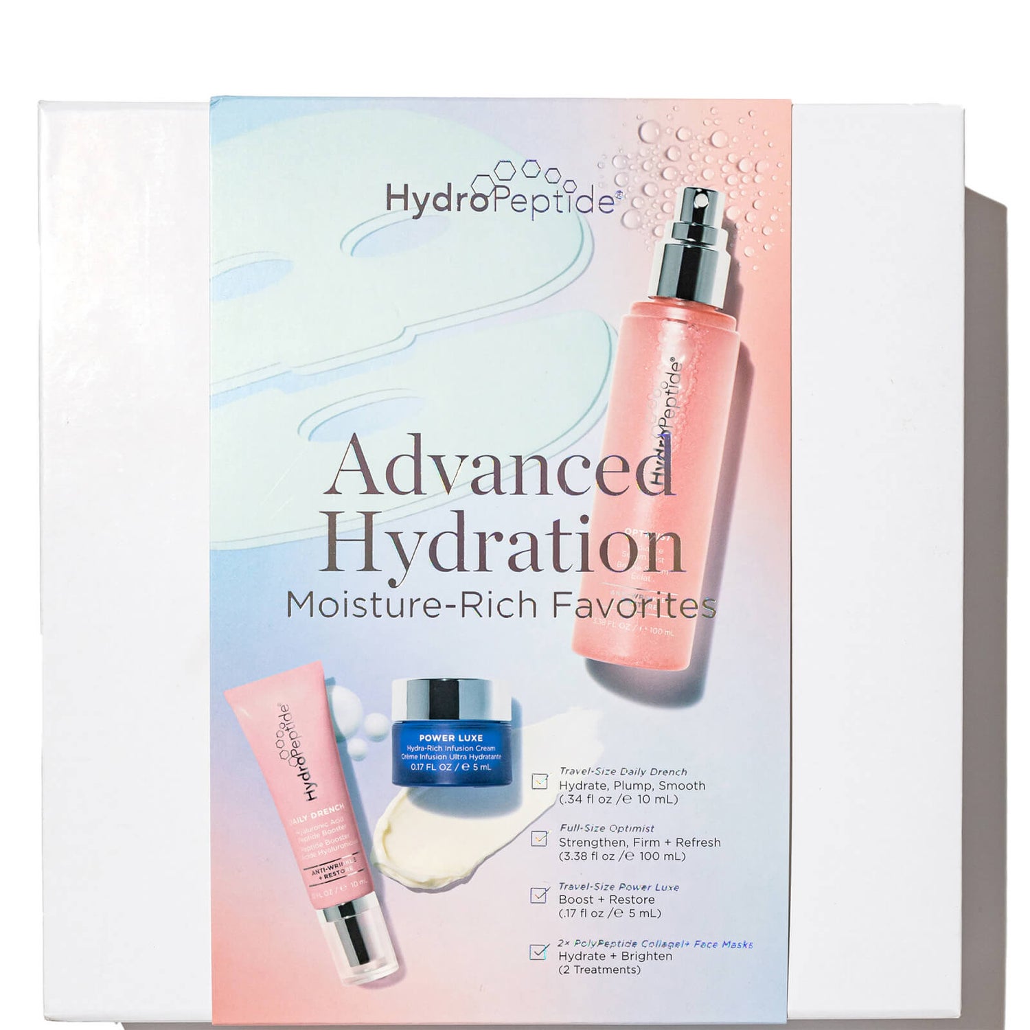 HydroPeptide Advanced Hydration Moisture Rich Favourites Kit (Worth $160.00)