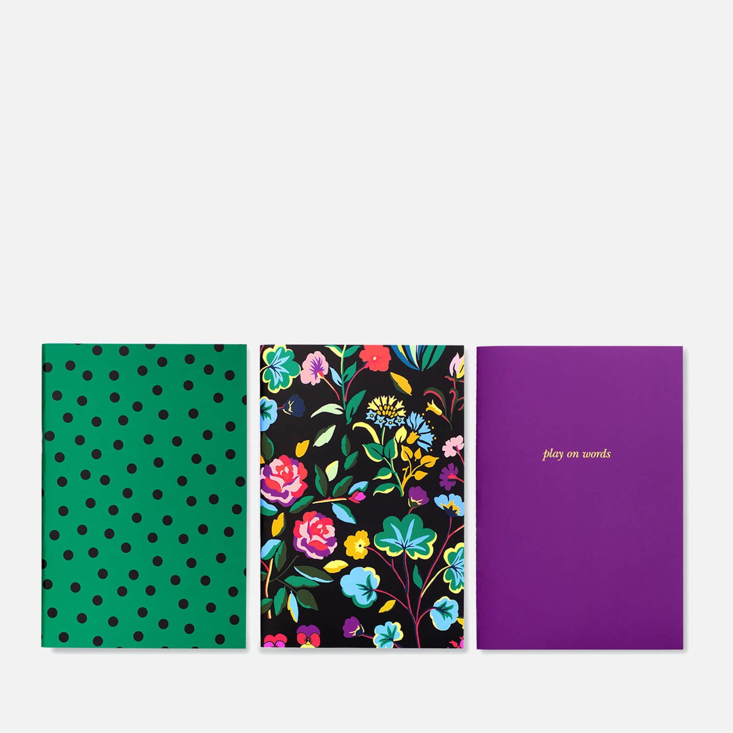 Kate Spade Notebooks - Set of 3 - Autumn Floral