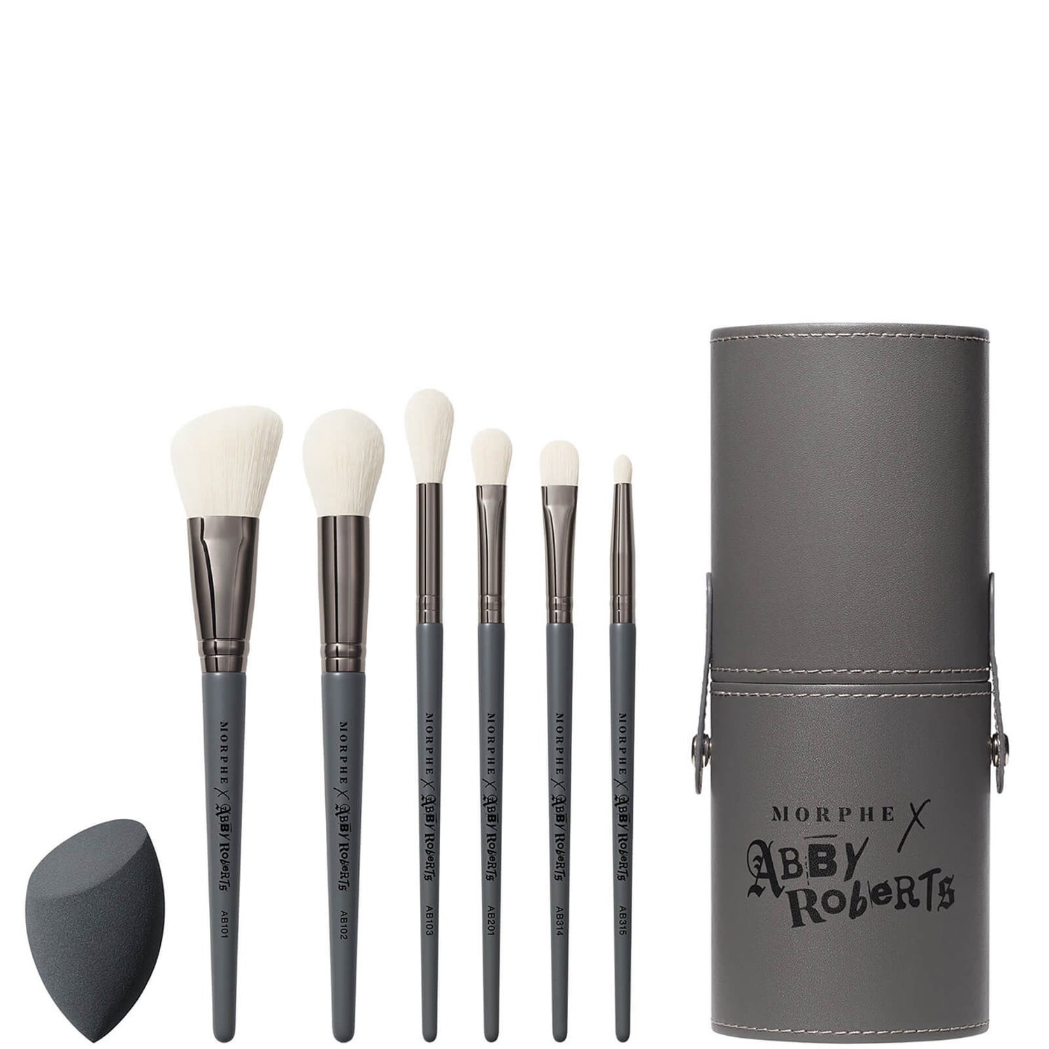 Morphe X Abby Roberts 6 Piece Essential Brush Set and Tubby