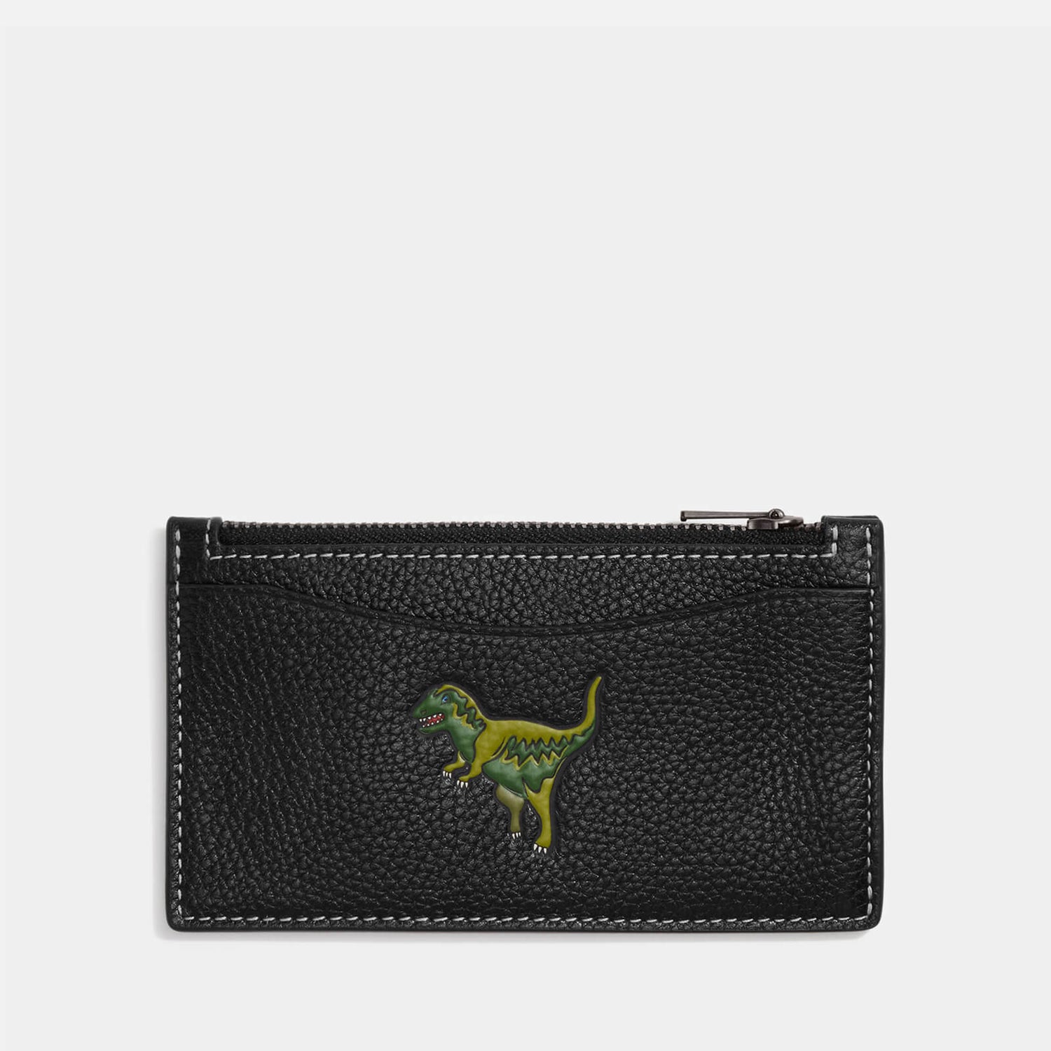 Coach Rexy Zipped Peddled Leather Cardholder