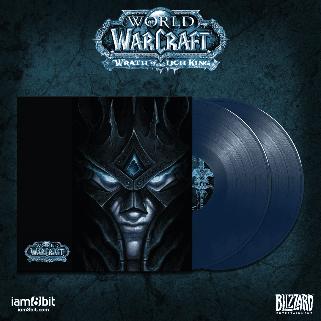 iam8bit - World of Warcraft: Wrath of the Lich King 2xLP Ice Crown Blue Vinyl