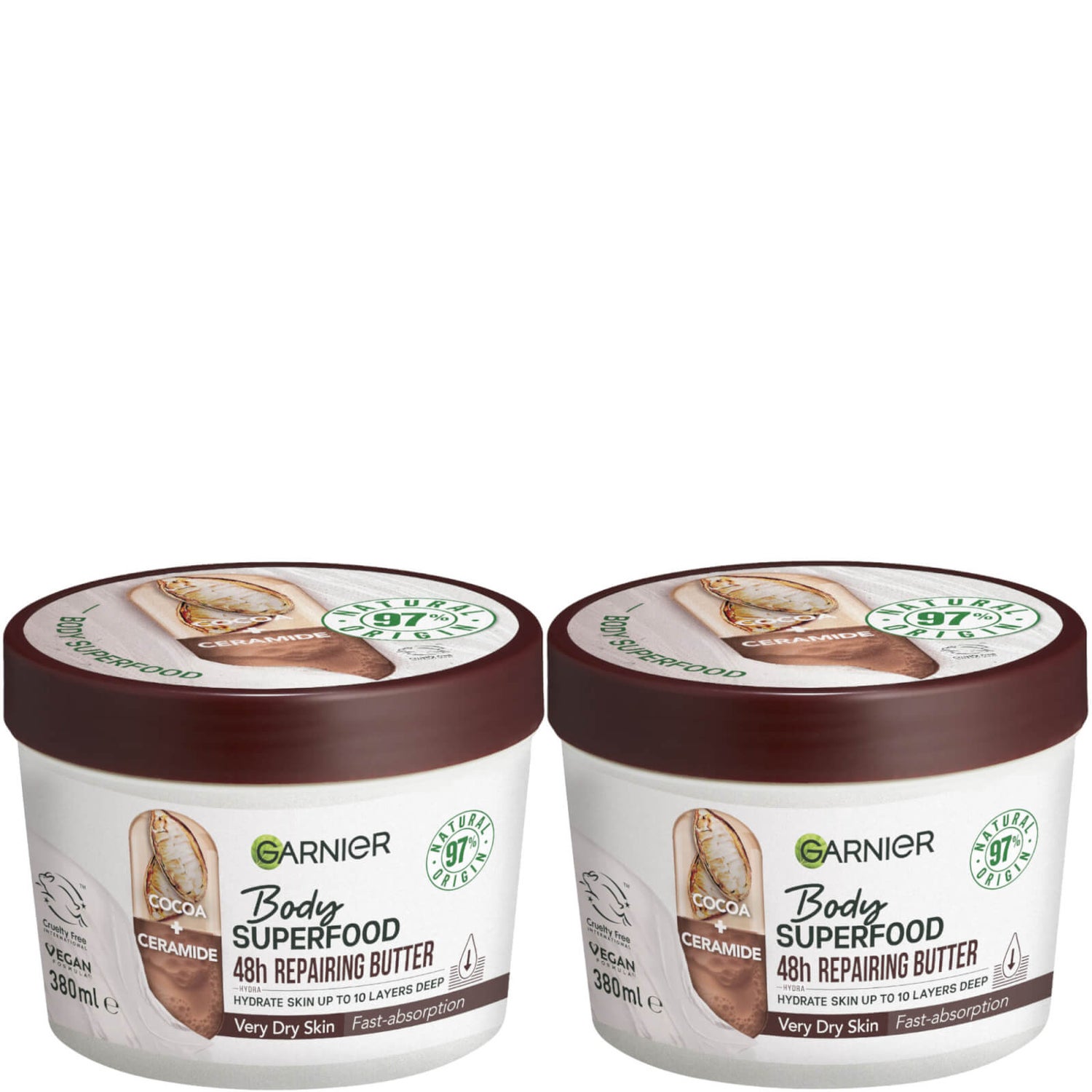 Garnier Body Superfood, Nourishing Body Cream Duos